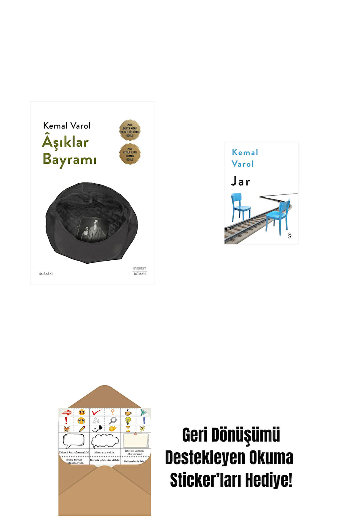 Âşıklar Bayramı + Jar + Okuma Sticker'ları