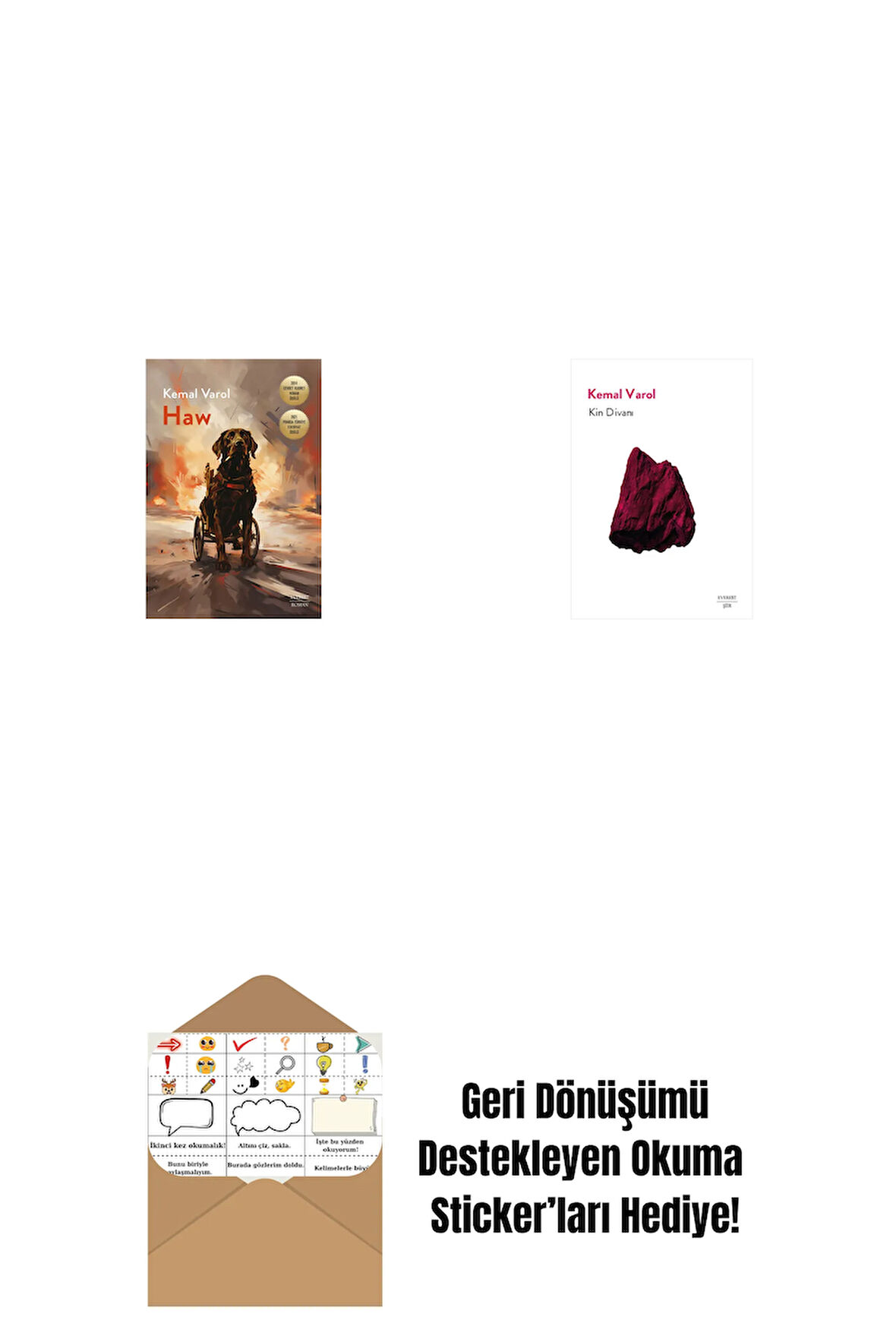 Haw + Kin Divanı + Okuma Sticker'ları