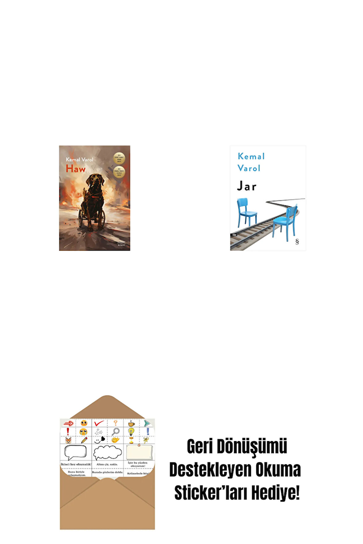 Haw + Jar + Okuma Sticker'ları
