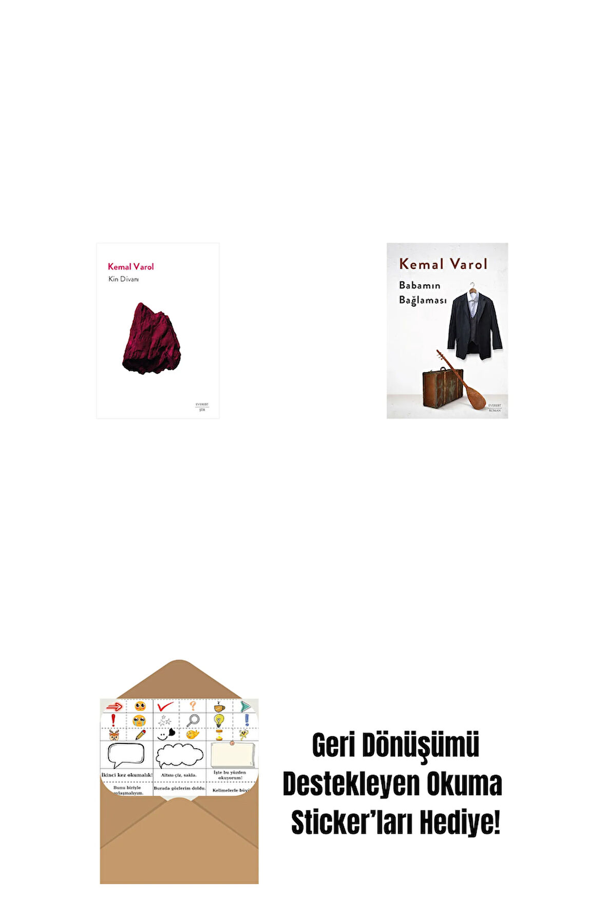 Kin Divanı + Babamın Bağlaması (Ciltli) + Okuma Sticker'ları