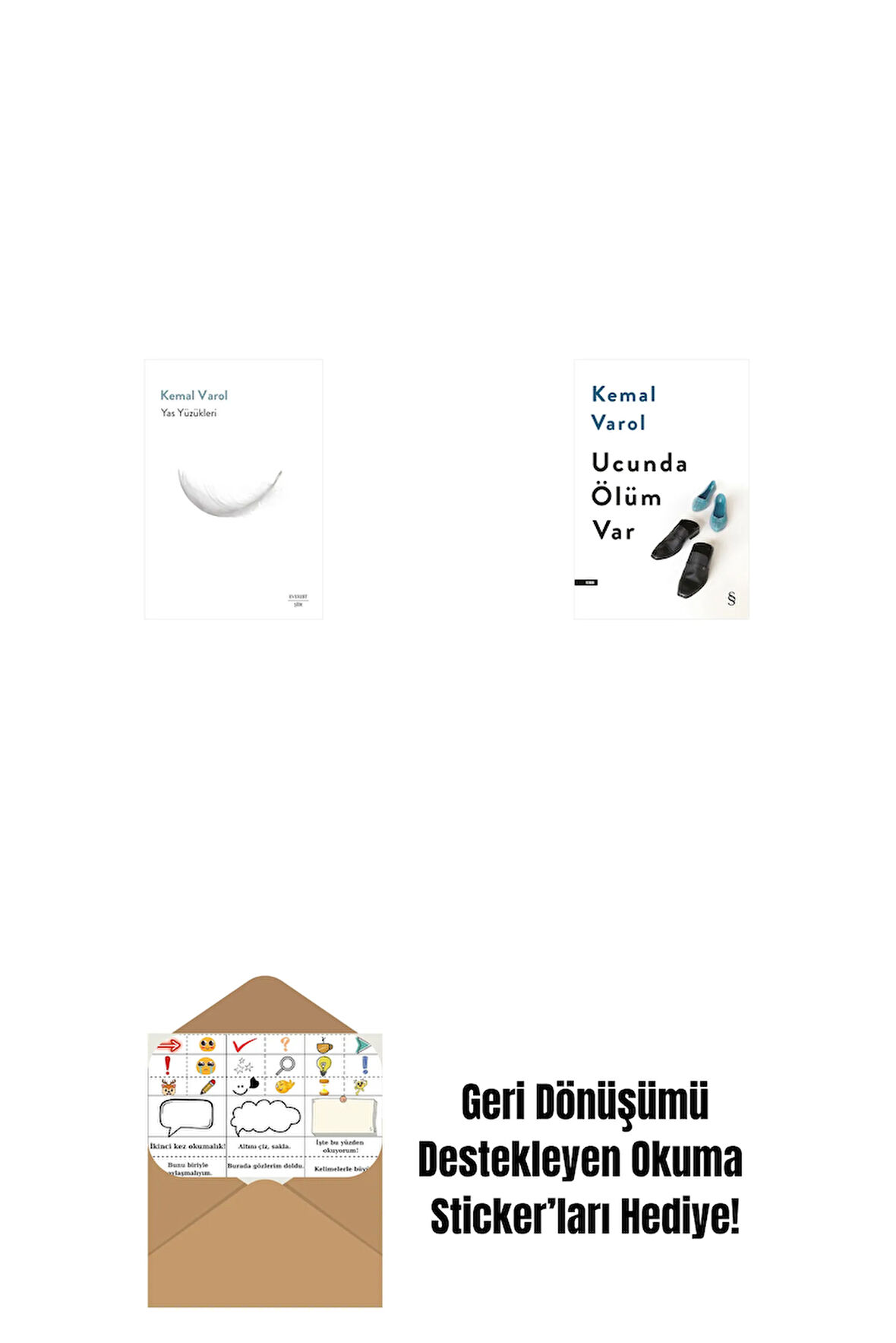 Yas Yüzükleri + Ucunda Ölüm Var + Okuma Sticker'ları