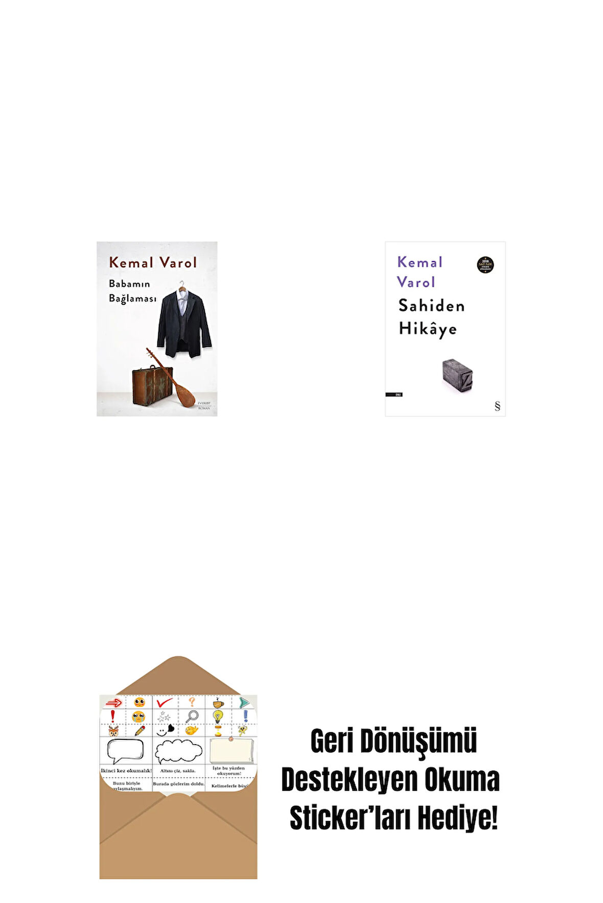 Babamın Bağlaması (Ciltli) + Sahiden Hikâye + Okuma Sticker'ları
