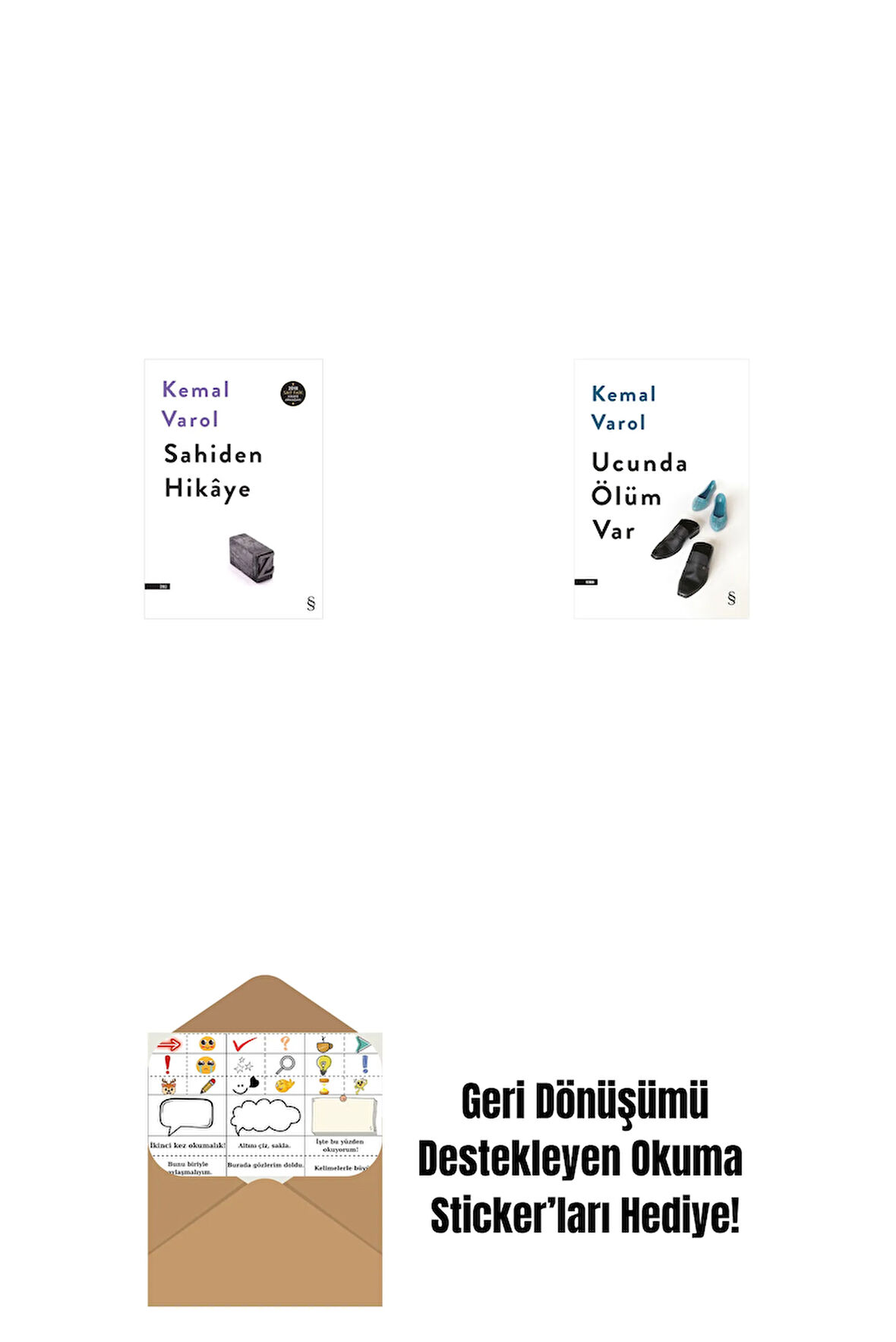 Sahiden Hikâye + Ucunda Ölüm Var + Okuma Sticker'ları