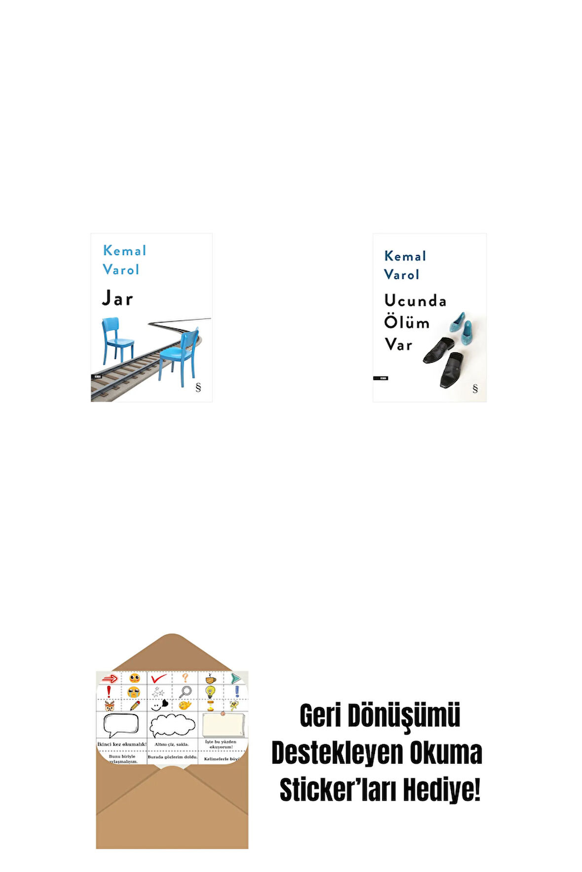 Jar + Ucunda Ölüm Var + Okuma Sticker'ları
