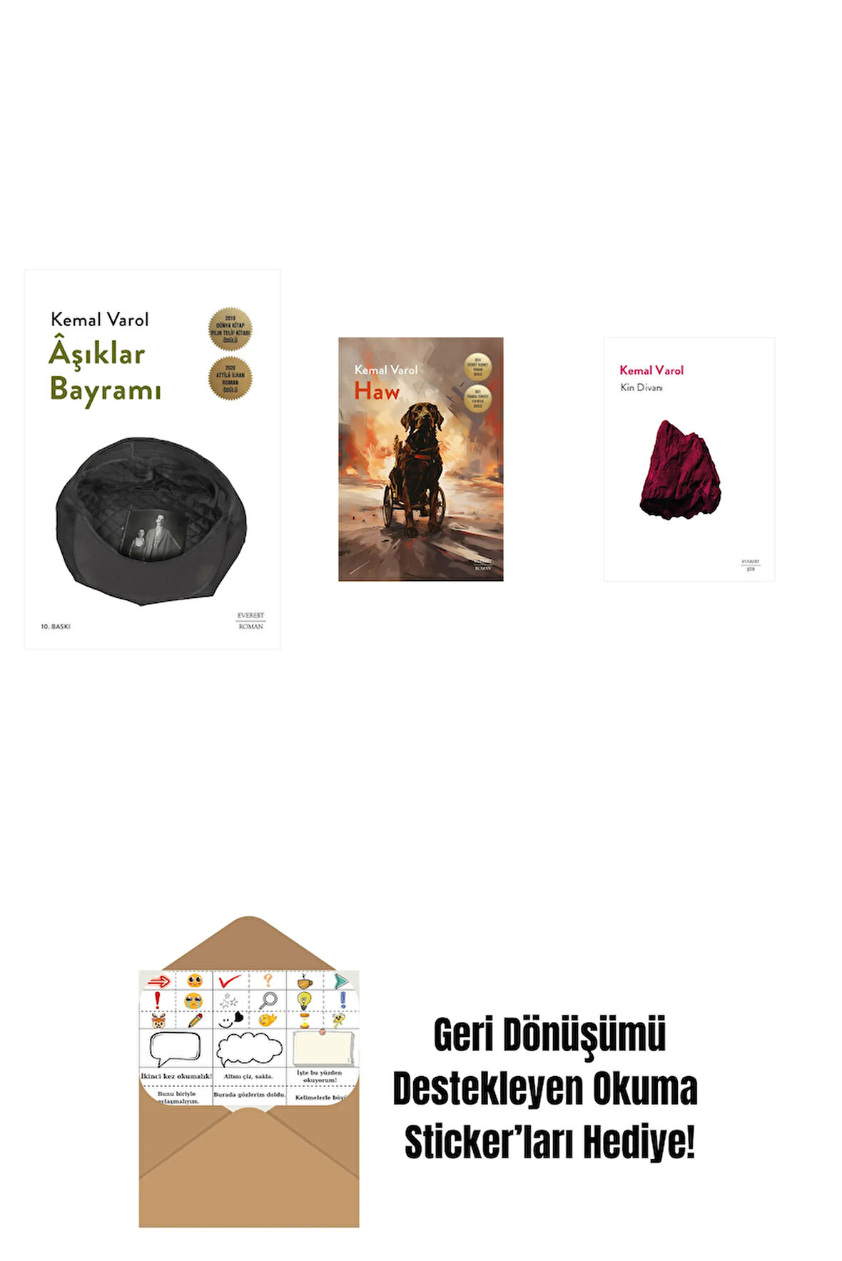 Âşıklar Bayramı + Haw + Kin Divanı + Okuma Sticker'ları