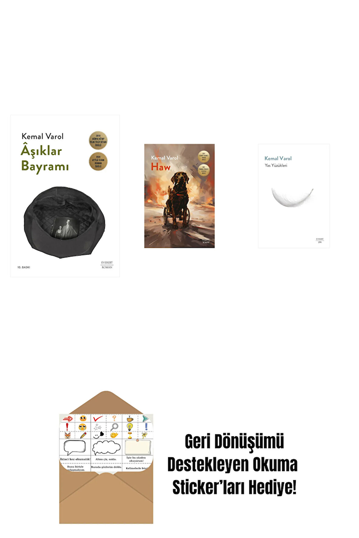 Âşıklar Bayramı + Haw + Yas Yüzükleri + Okuma Sticker'ları