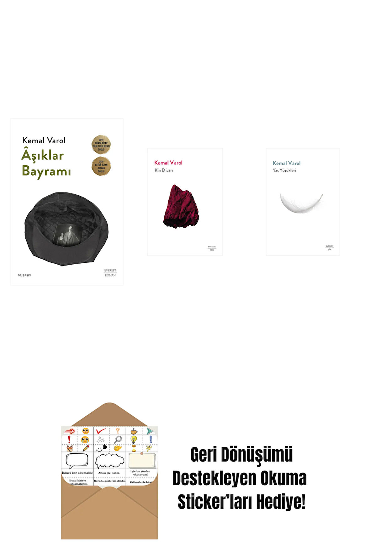 Âşıklar Bayramı + Kin Divanı + Yas Yüzükleri + Okuma Sticker'ları