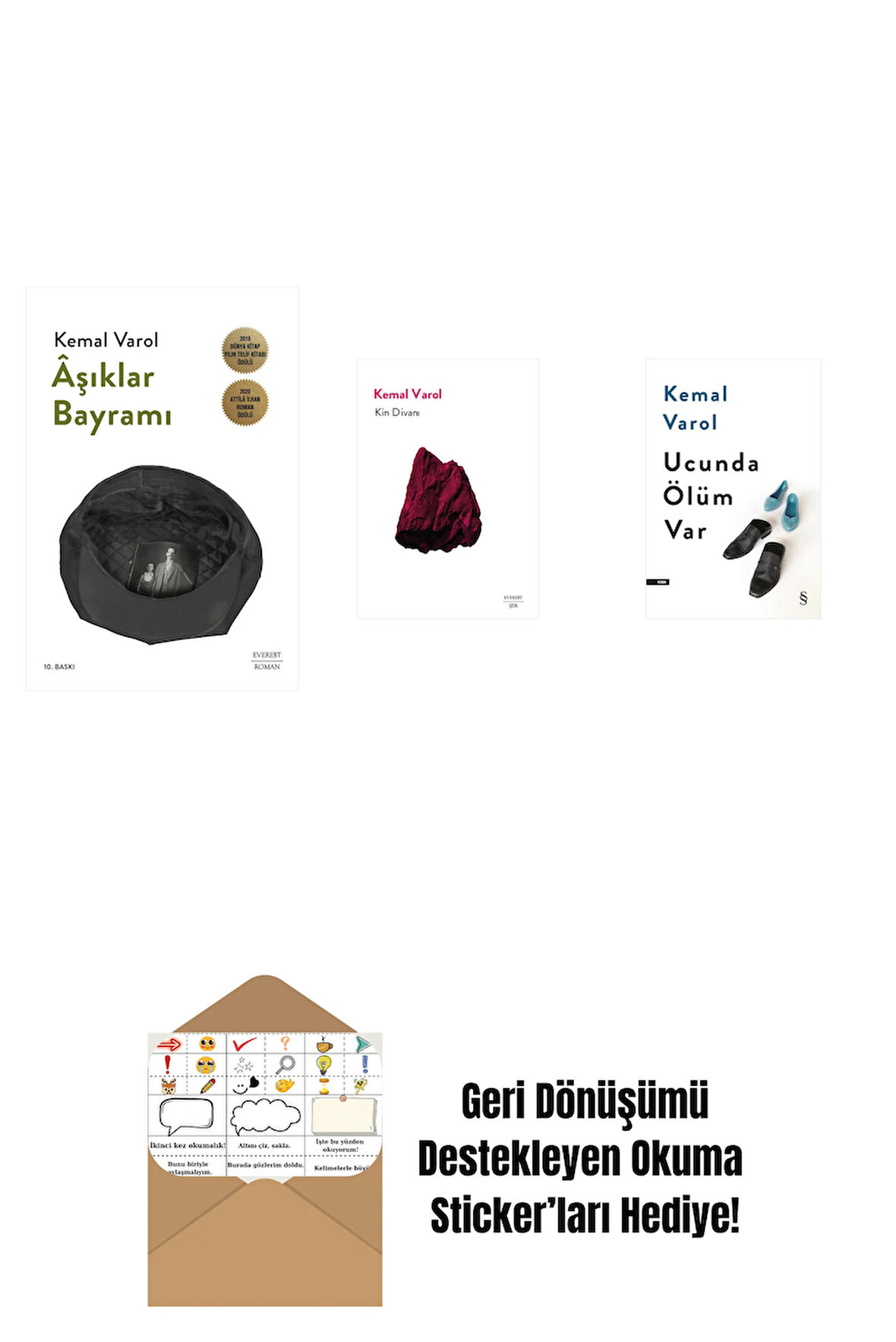 Âşıklar Bayramı + Kin Divanı + Ucunda Ölüm Var + Okuma Sticker'ları