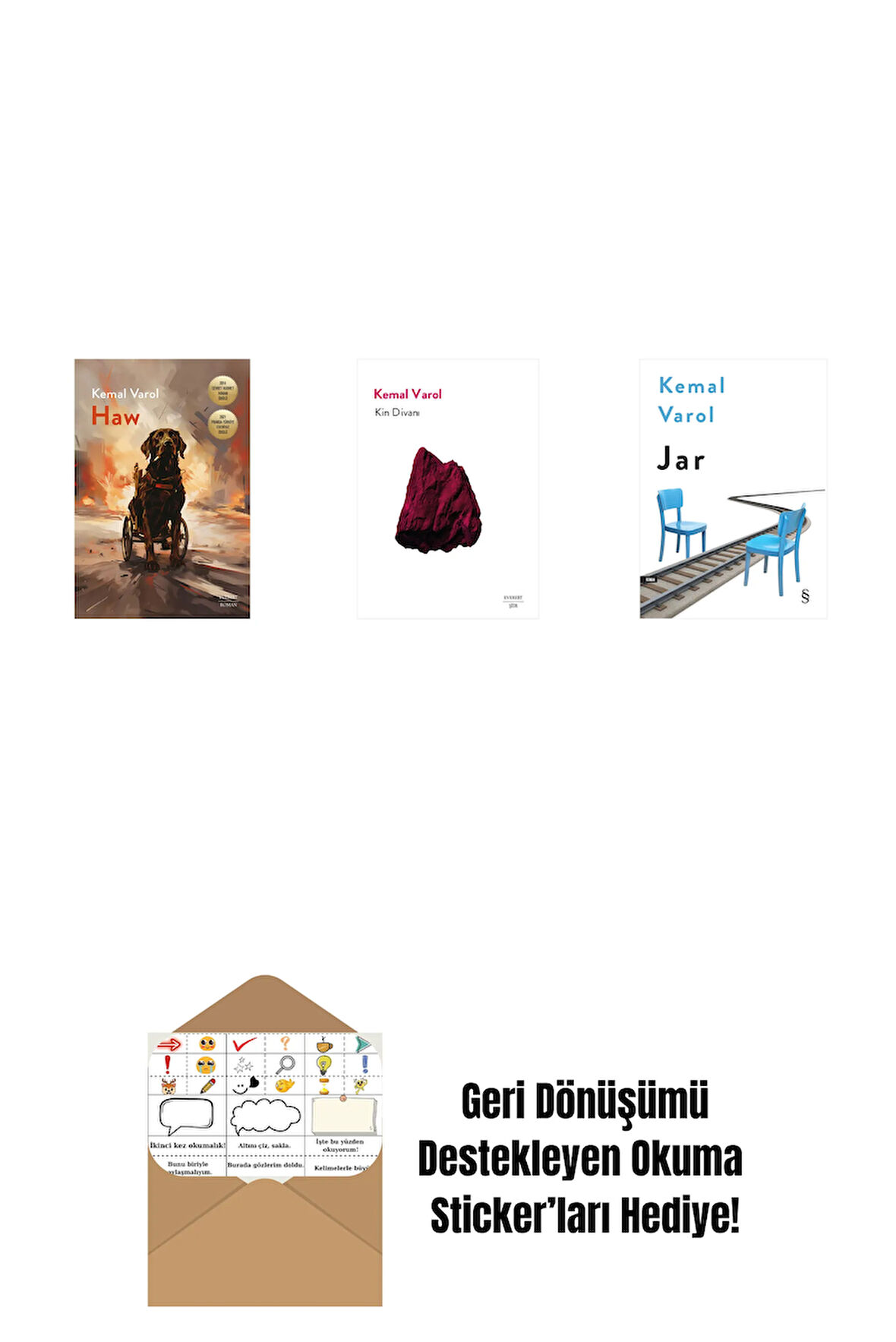 Haw + Kin Divanı + Jar + Okuma Sticker'ları