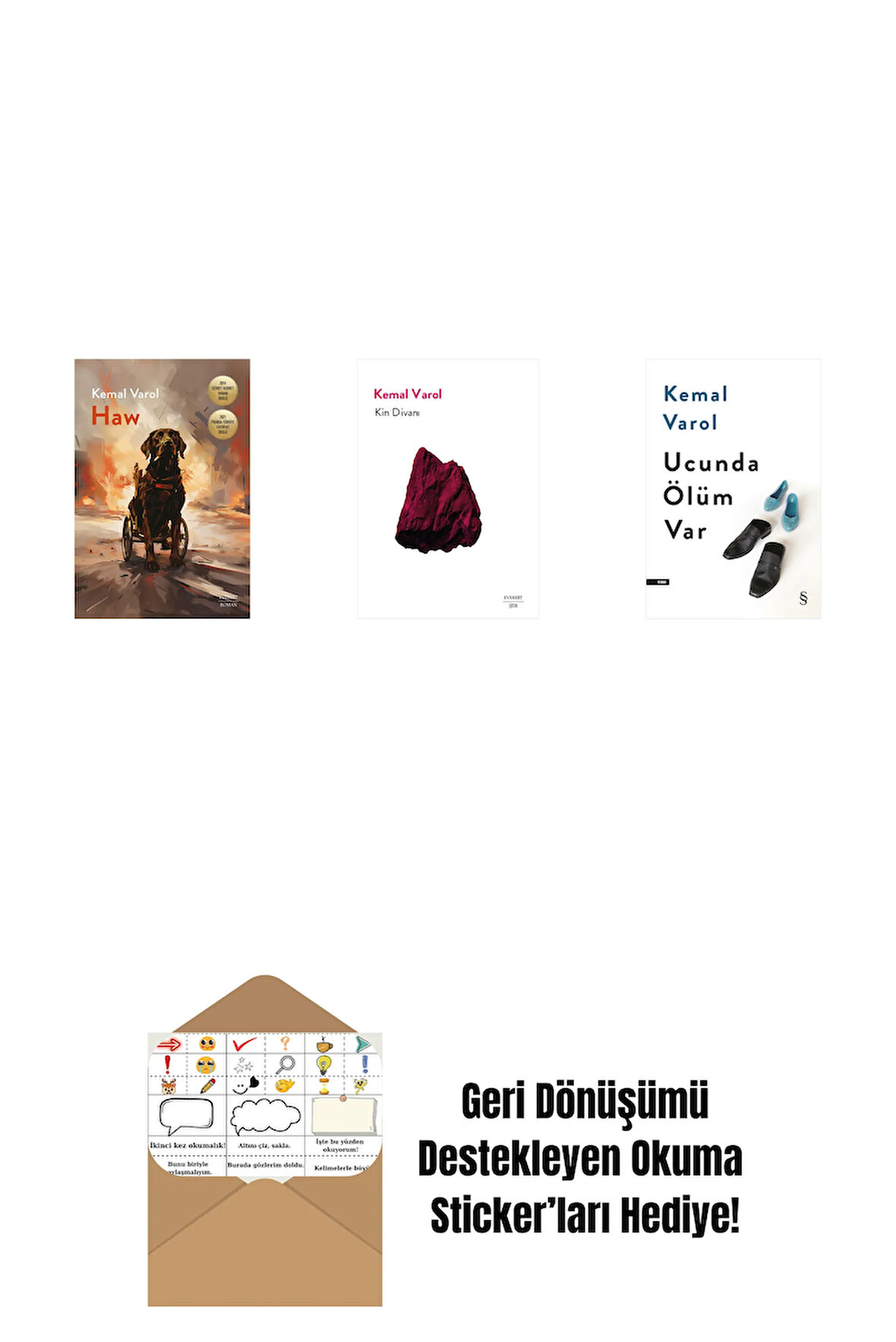 Haw + Kin Divanı + Ucunda Ölüm Var + Okuma Sticker'ları