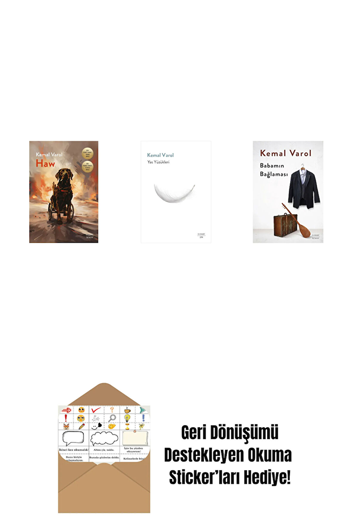 Haw + Yas Yüzükleri + Babamın Bağlaması + Okuma Sticker'ları