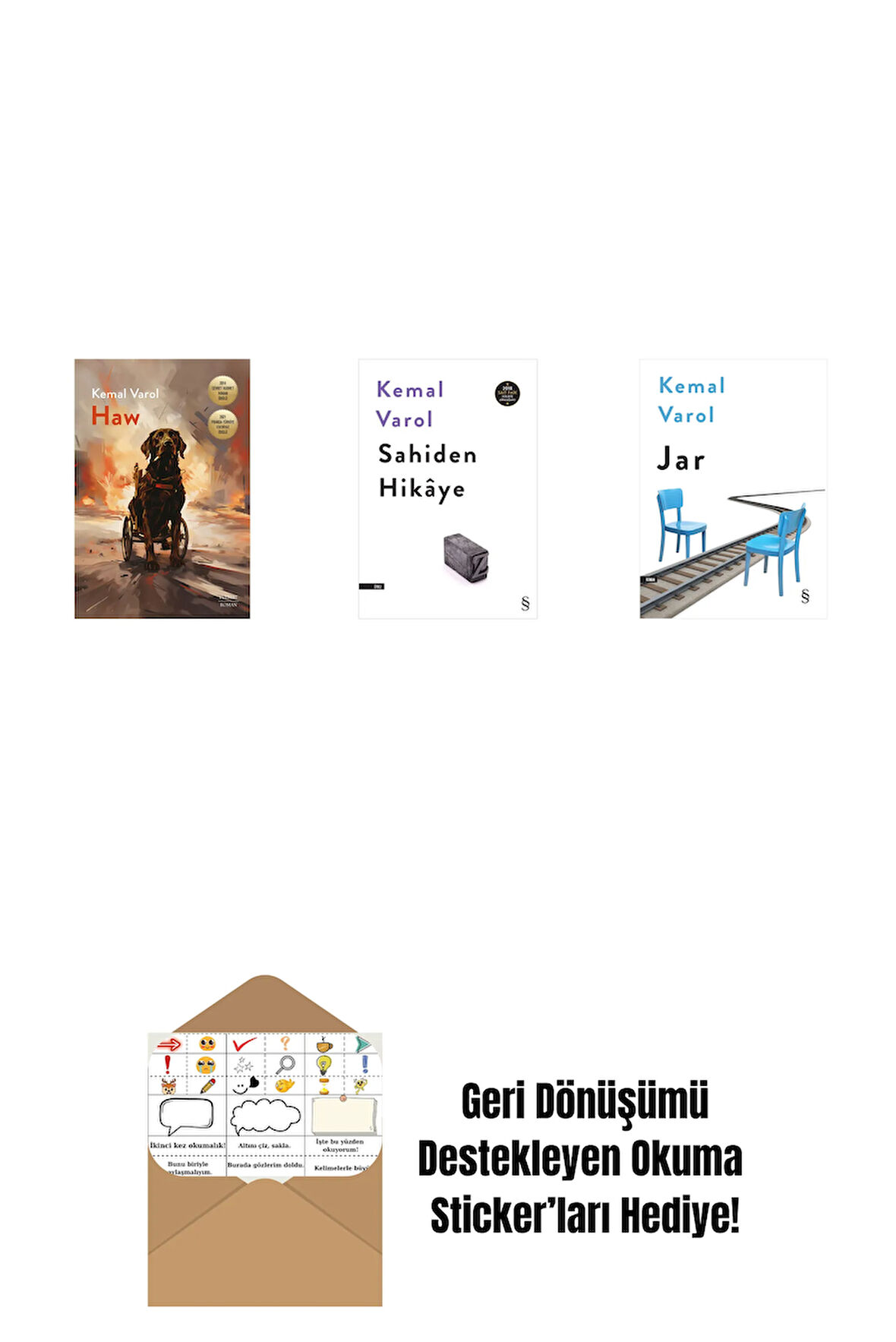 Haw + Sahiden Hikâye + Jar + Okuma Sticker'ları