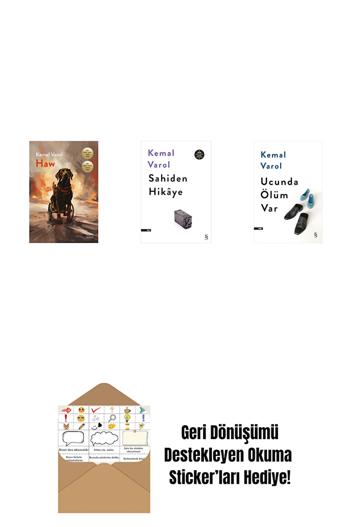 Haw + Sahiden Hikâye + Ucunda Ölüm Var + Okuma Sticker'ları