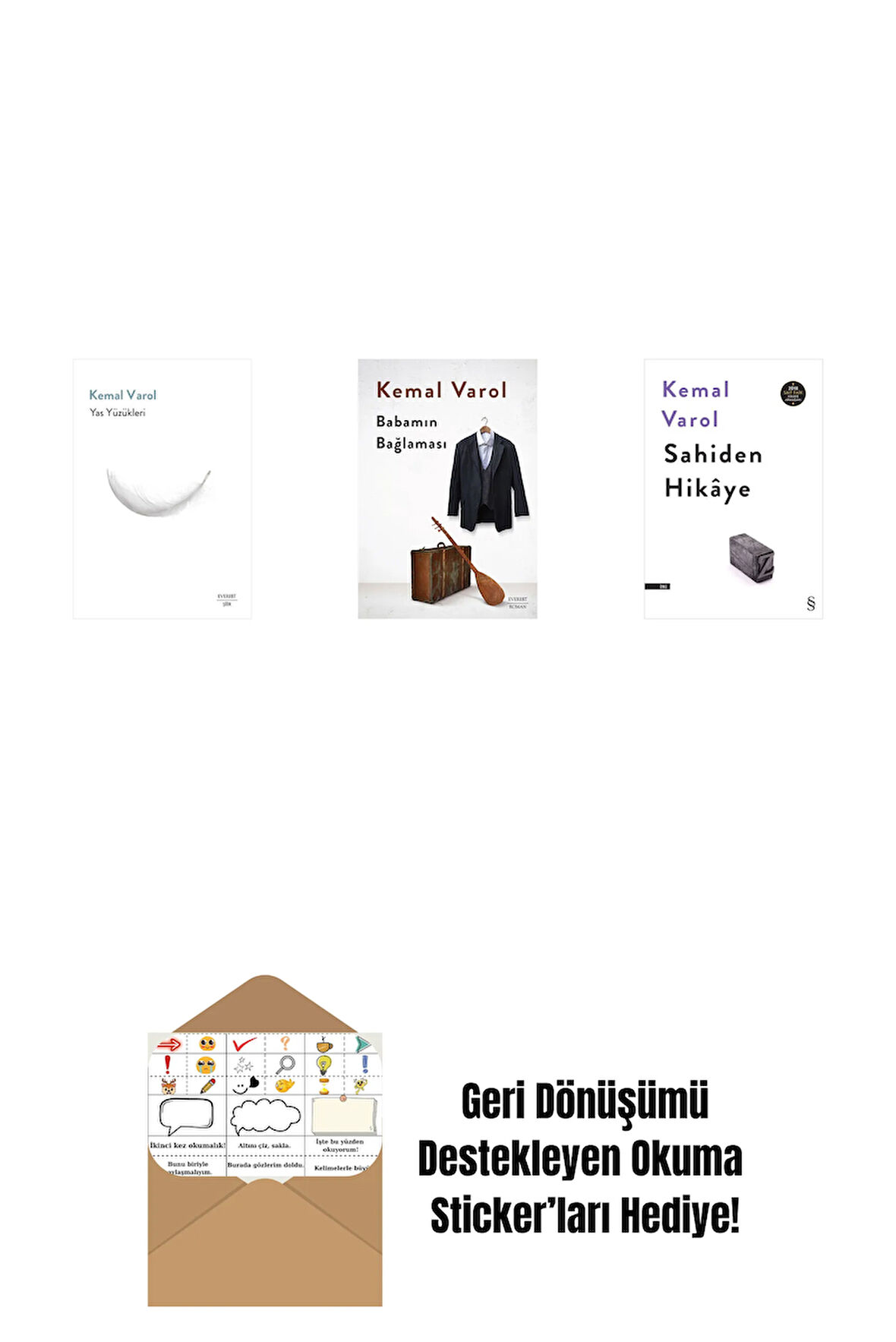 Yas Yüzükleri + Babamın Bağlaması + Sahiden Hikâye + Okuma Sticker'ları