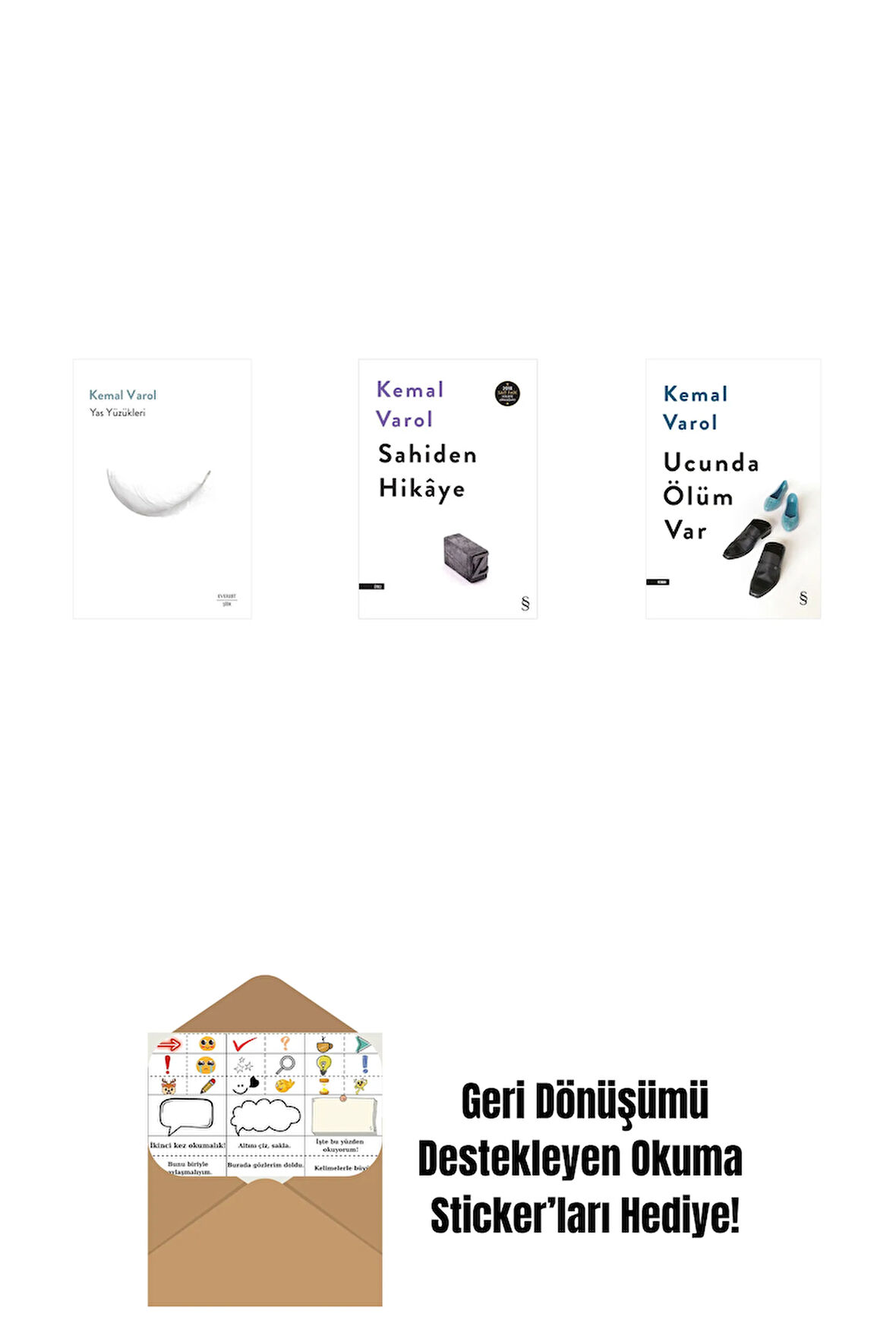 Yas Yüzükleri + Sahiden Hikâye + Ucunda Ölüm Var + Okuma Sticker'ları