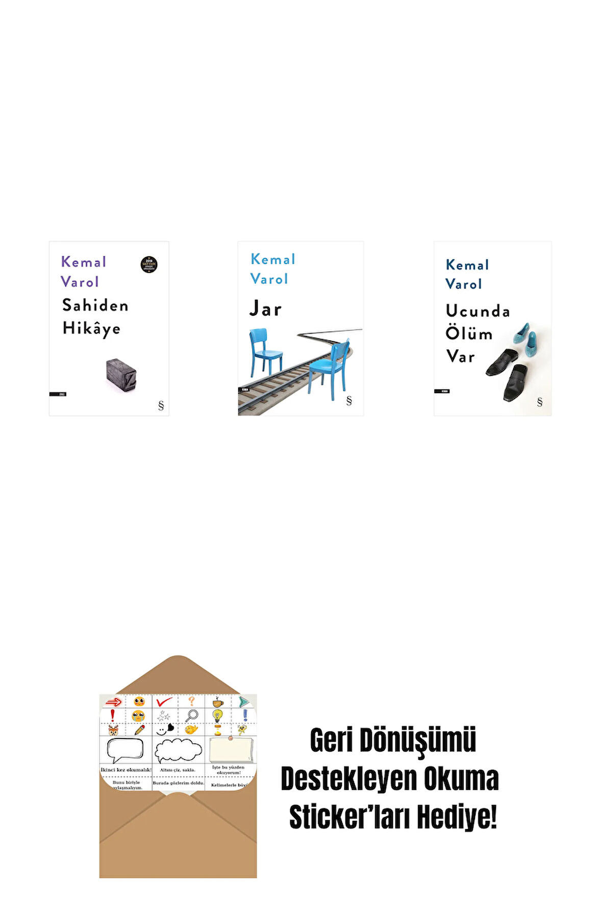 Sahiden Hikâye + Jar + Ucunda Ölüm Var + Okuma Sticker'ları