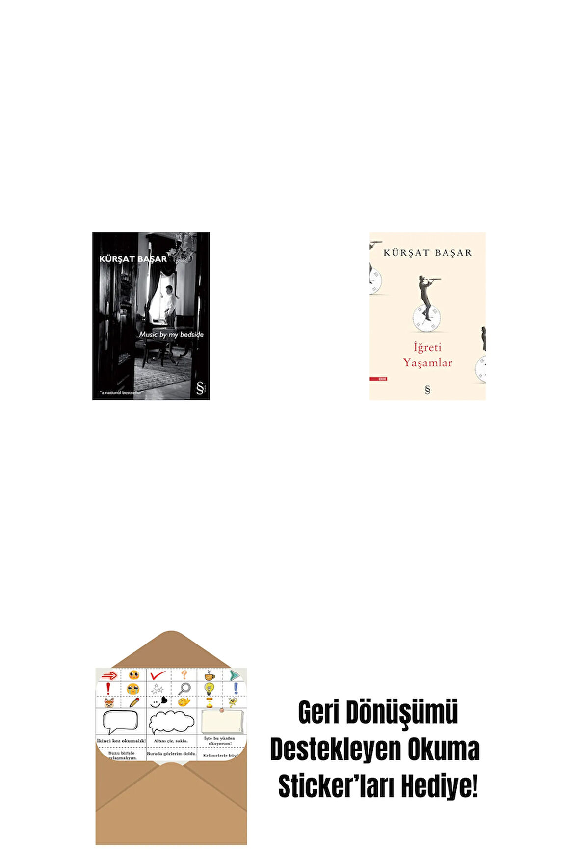 Music by My Bedside + İğreti Yaşamlar + Okuma Sticker'ları