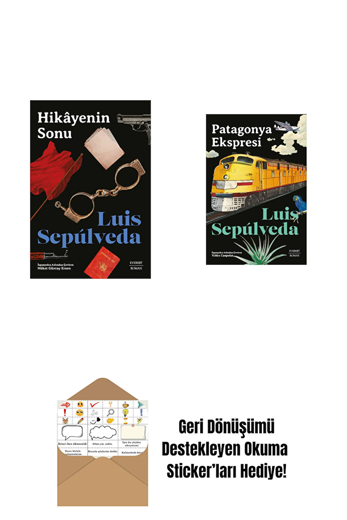 Hikâyenin Sonu + Patagonya Ekspresi + Okuma Sticker'ları