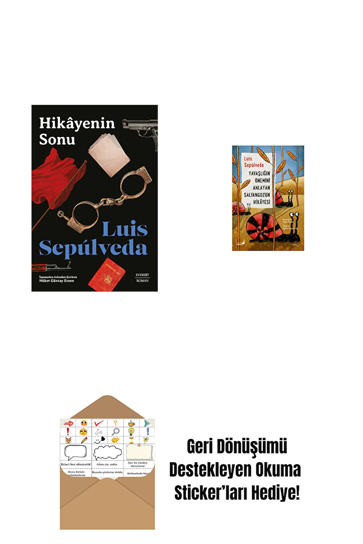 Hikâyenin Sonu + Yavaşlığın Önemini Anlayan Salyangozun Hikayesi + Okuma Sticker'ları