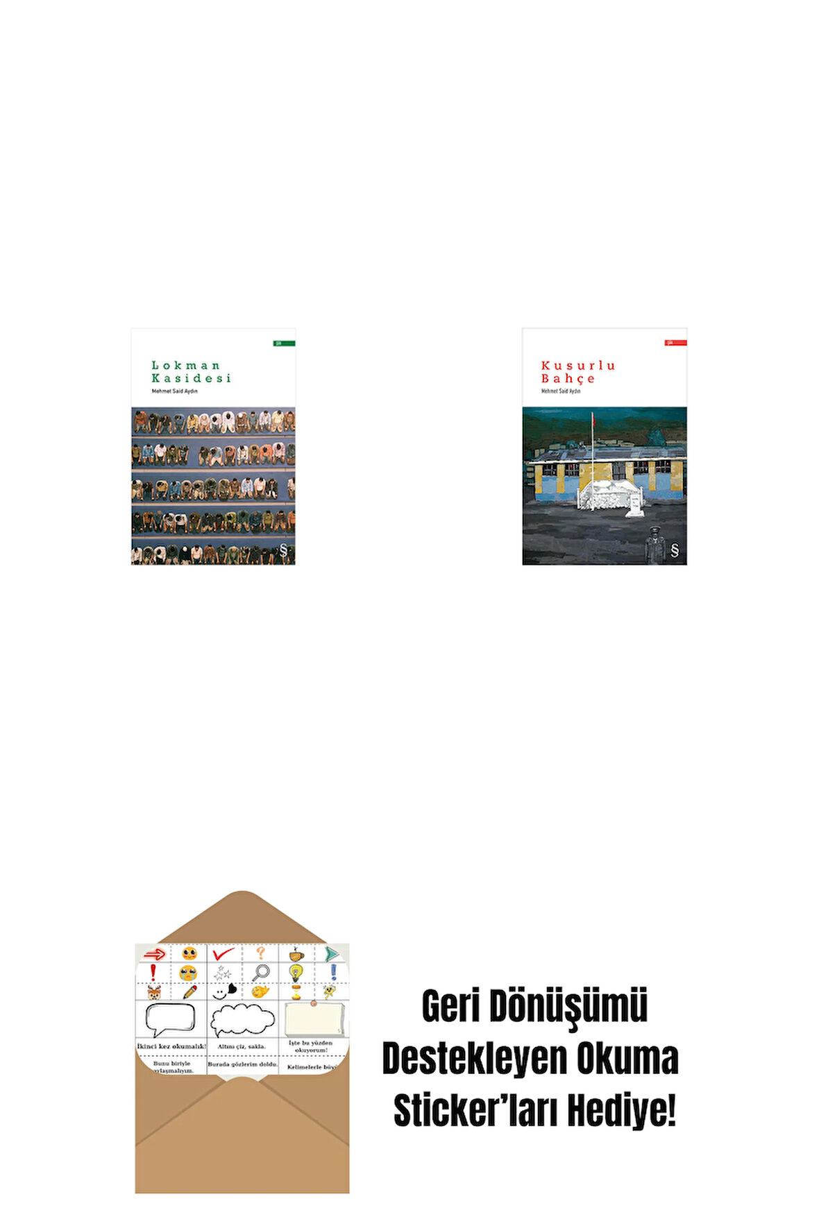 Lokman Kasidesi + Kusurlu Bahçe + Okuma Sticker'ları
