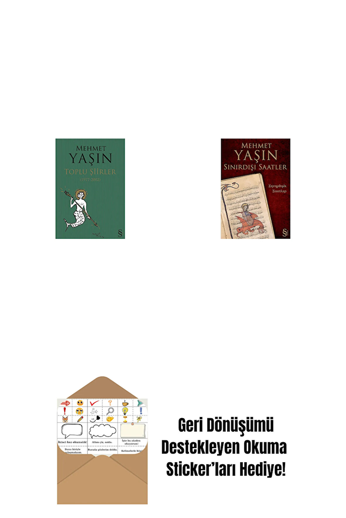 Toplu Şiirler + Sınırdışı Saatler + Okuma Sticker'ları