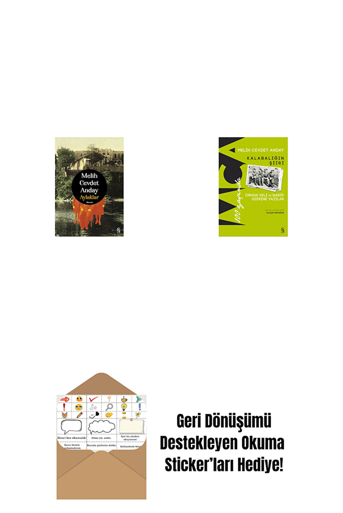 Aylaklar (Ciltli) + Kalabalığın Şiiri + Okuma Sticker'ları