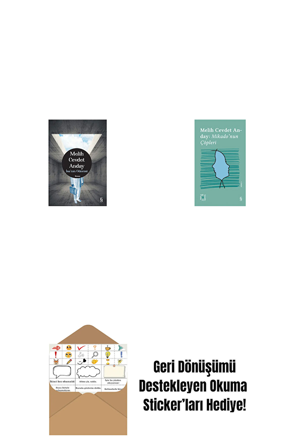 İsa’nın Güncesi (Ciltli) + Everest Açıkhava 3 - Mikado’nun Çöpleri + Okuma Sticker'ları