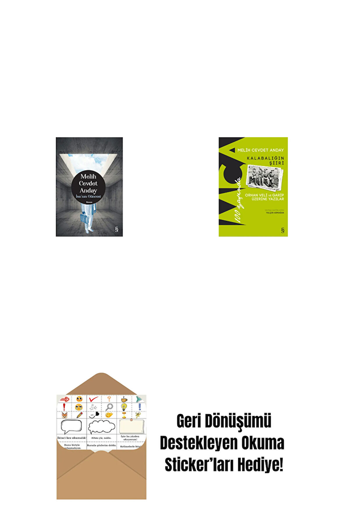 İsa’nın Güncesi (Ciltli) + Kalabalığın Şiiri + Okuma Sticker'ları