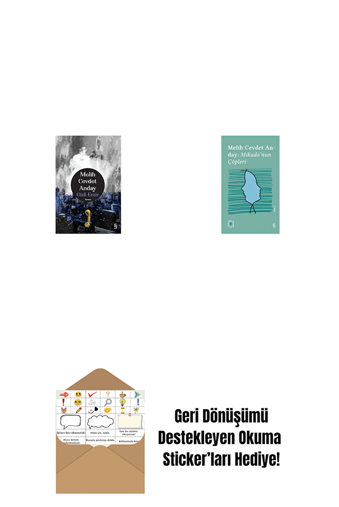 Gizli Emir (Ciltli) + Everest Açıkhava 3 - Mikado’nun Çöpleri + Okuma Sticker'ları