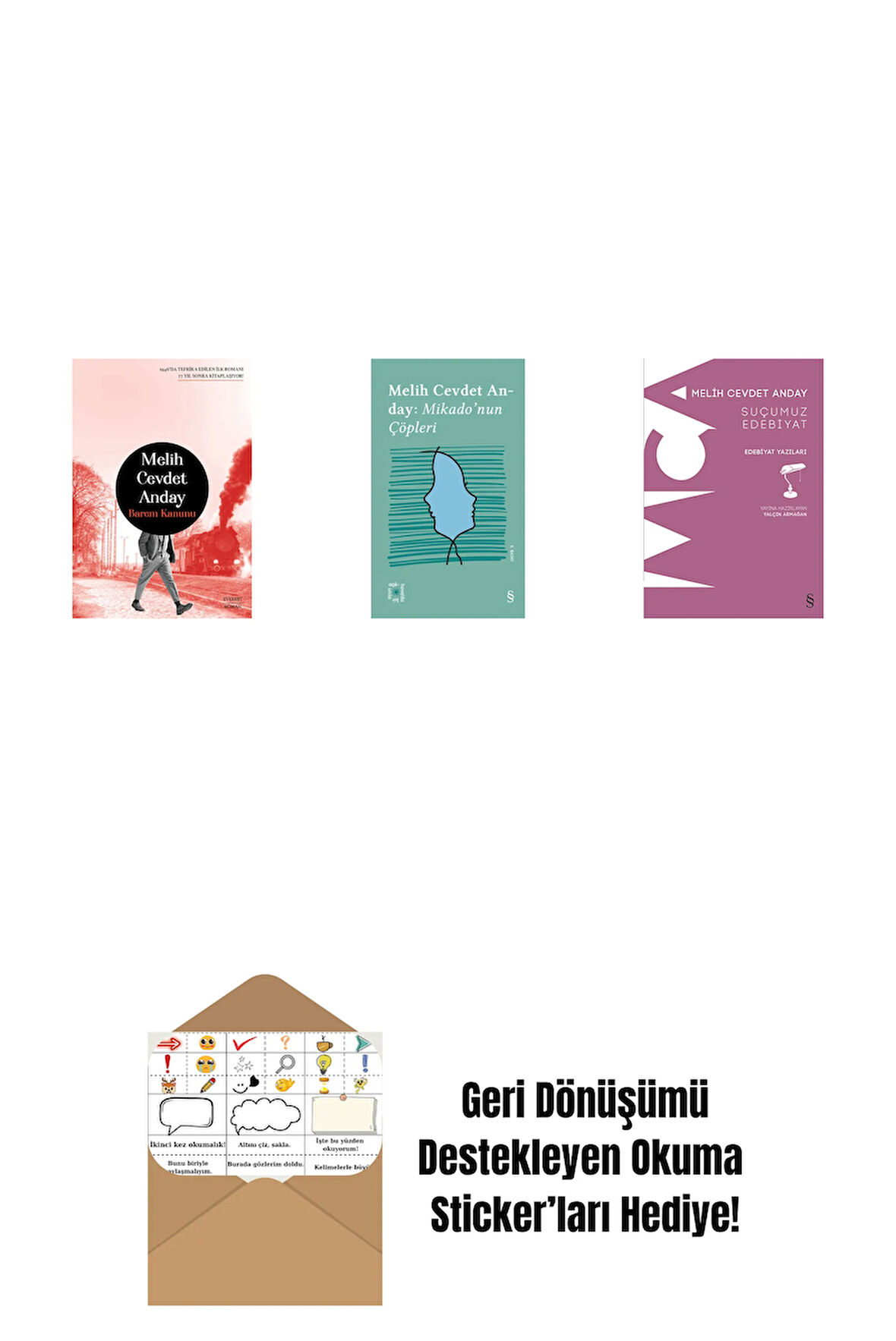 Barem Kanunu + Everest Açıkhava 3 - Mikado’nun Çöpleri + Suçumuz Edebiyat + Okuma Sticker'ları