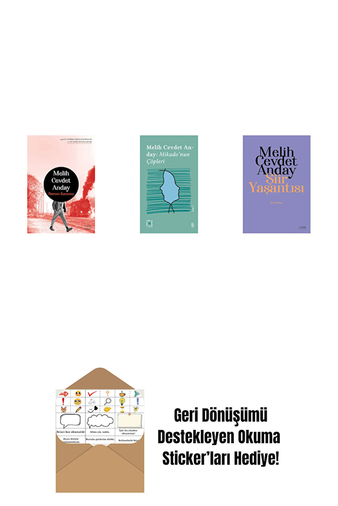 Barem Kanunu + Everest Açıkhava 3 - Mikado’nun Çöpleri + Şiir Yaşantısı - Şiir Yazıları + Okuma Sticker'ları