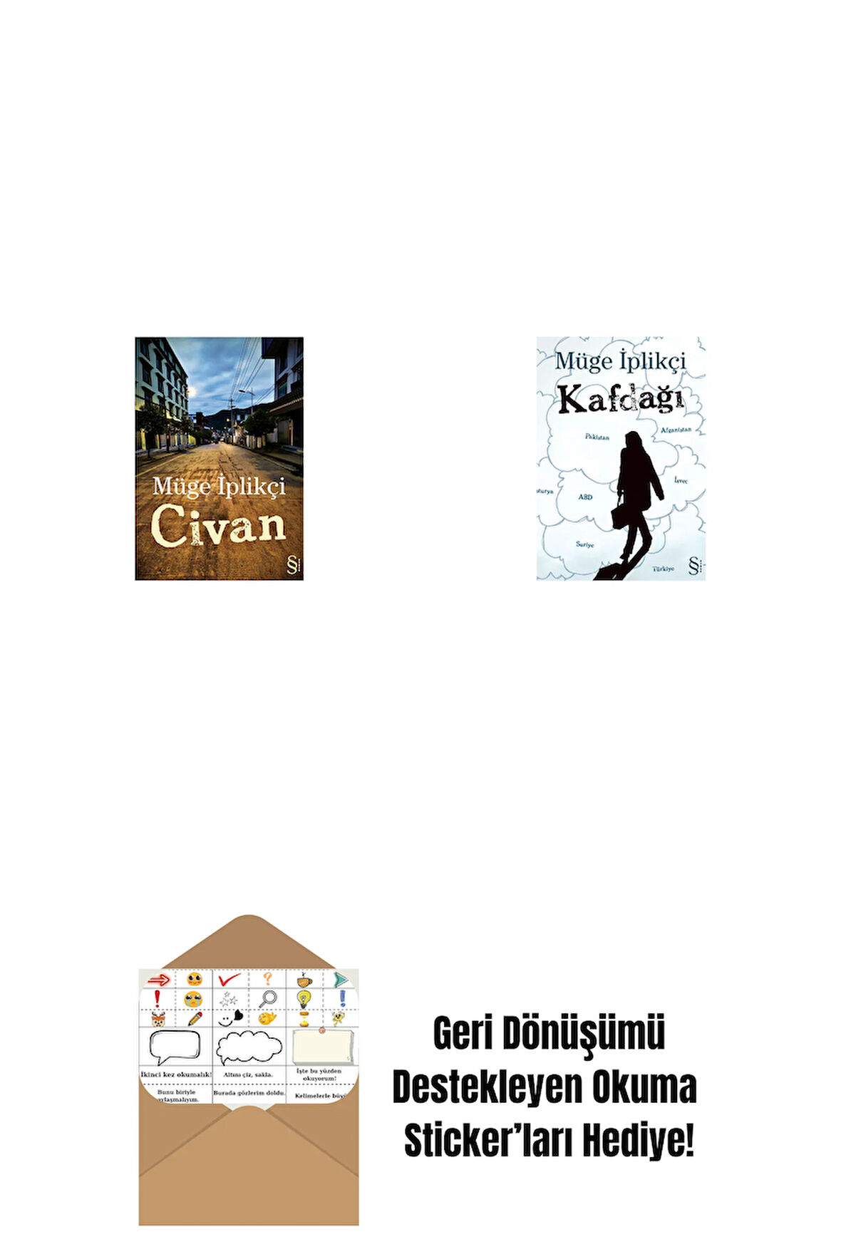 Civan + Kafdağı + Okuma Sticker'ları