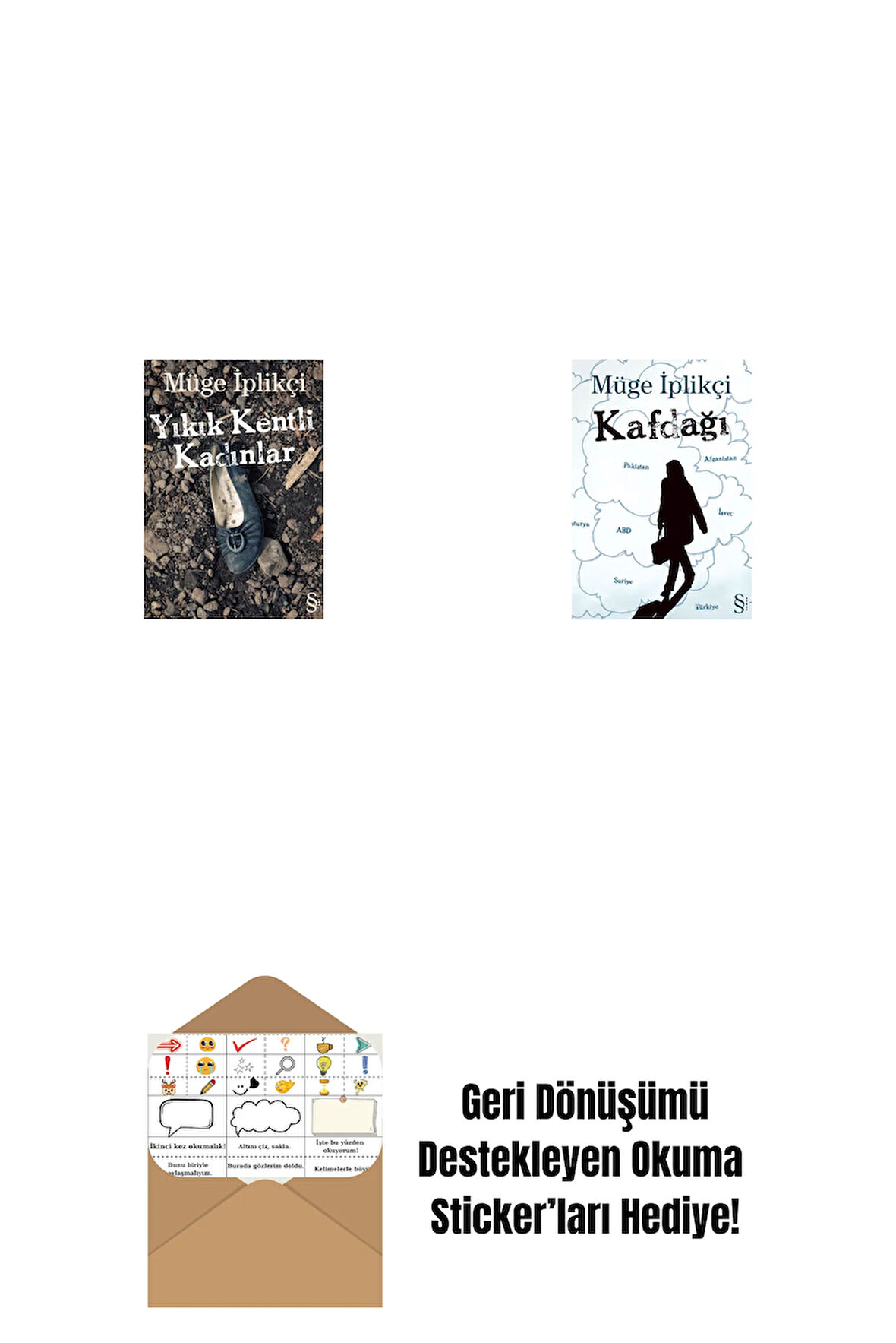 Yıkık Kentli Kadınlar + Kafdağı + Okuma Sticker'ları