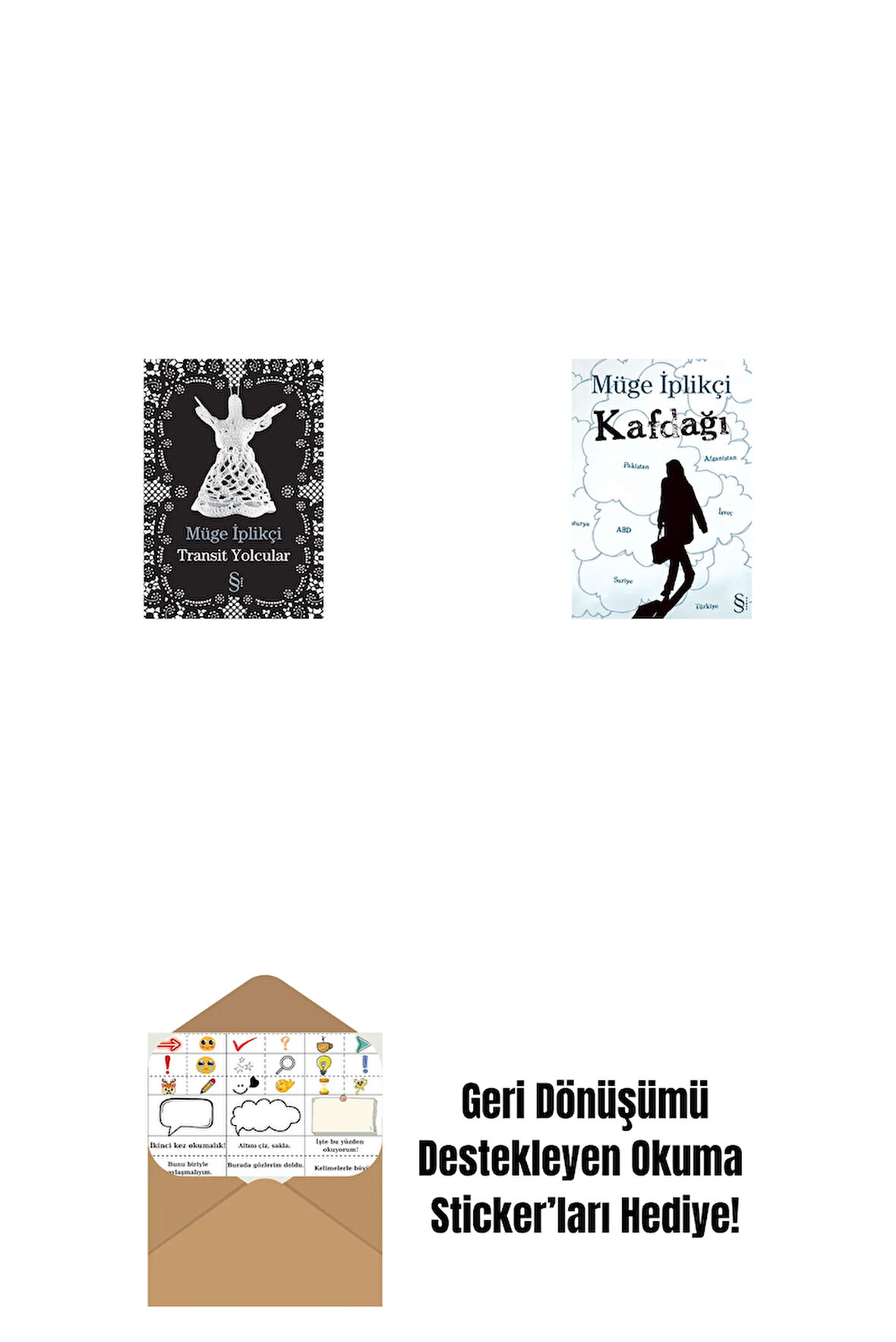 Transit Yolcular + Kafdağı + Okuma Sticker'ları