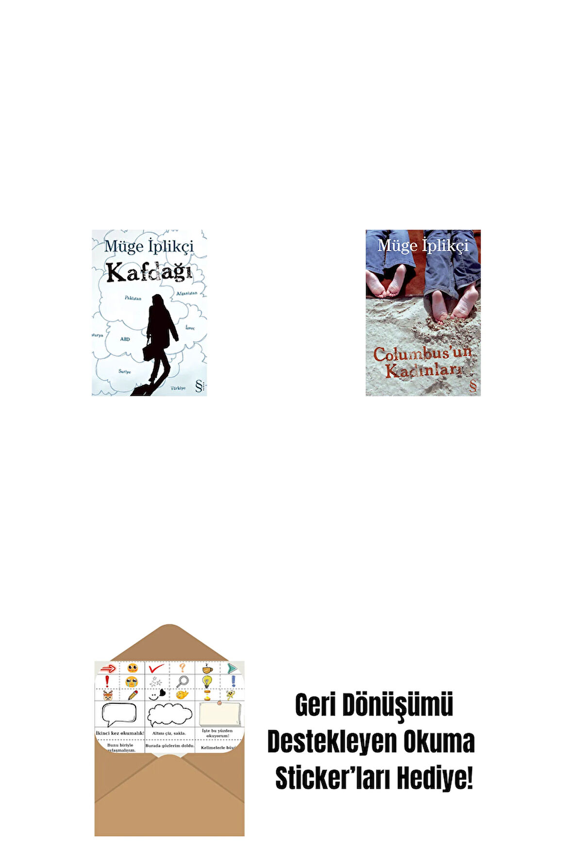 Kafdağı + Columbus'un Kadınları + Okuma Sticker'ları