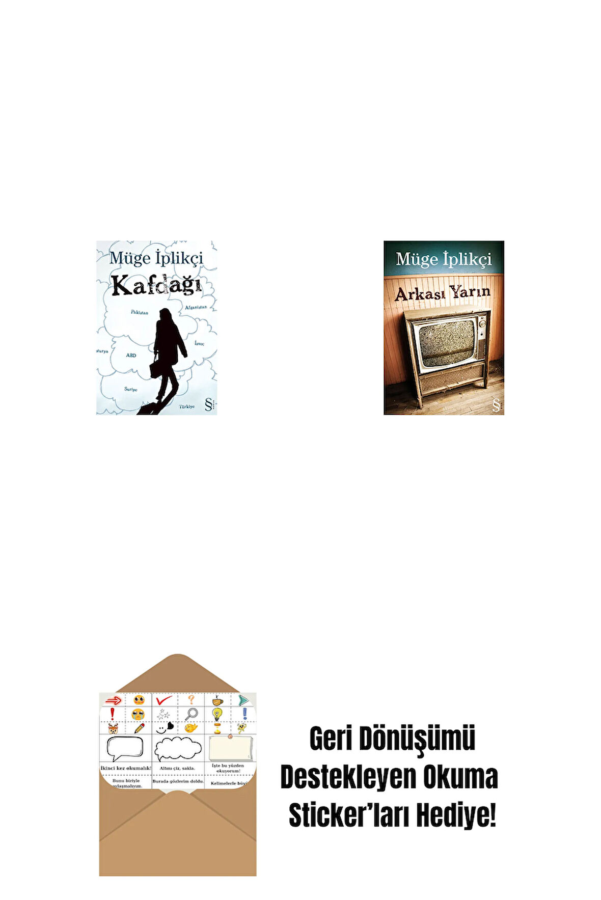 Kafdağı + Arkası Yarın + Okuma Sticker'ları