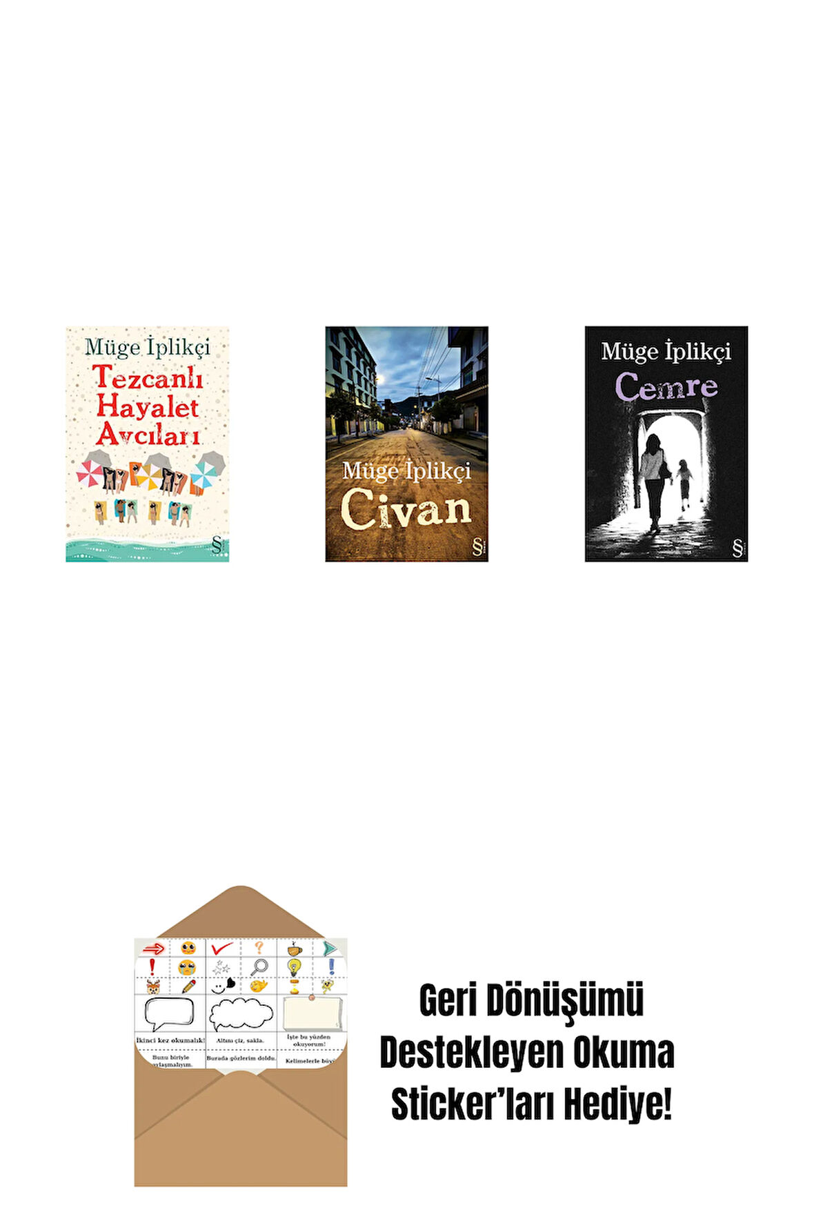 Tezcanlı Hayalet Avcıları + Civan + Cemre + Okuma Sticker'ları