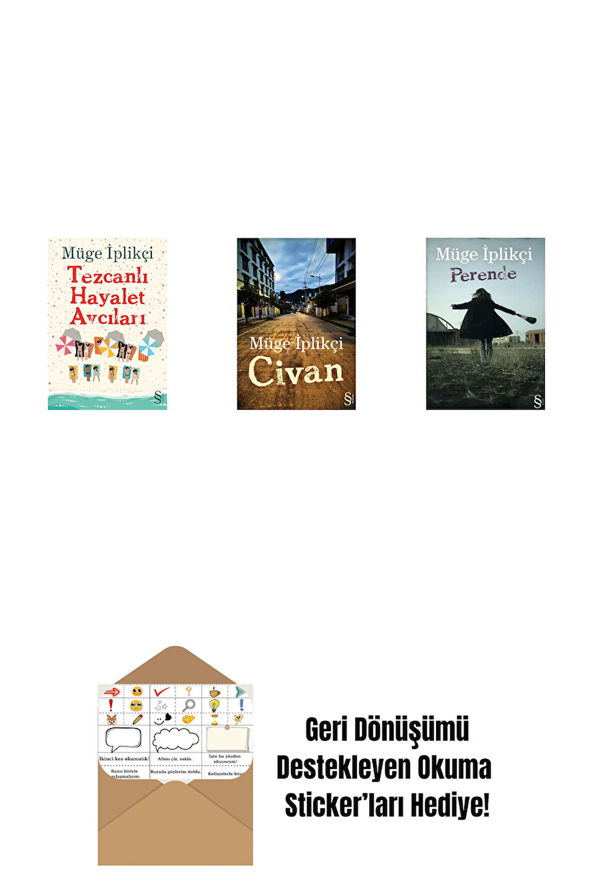 Tezcanlı Hayalet Avcıları + Civan + Perende + Okuma Sticker'ları