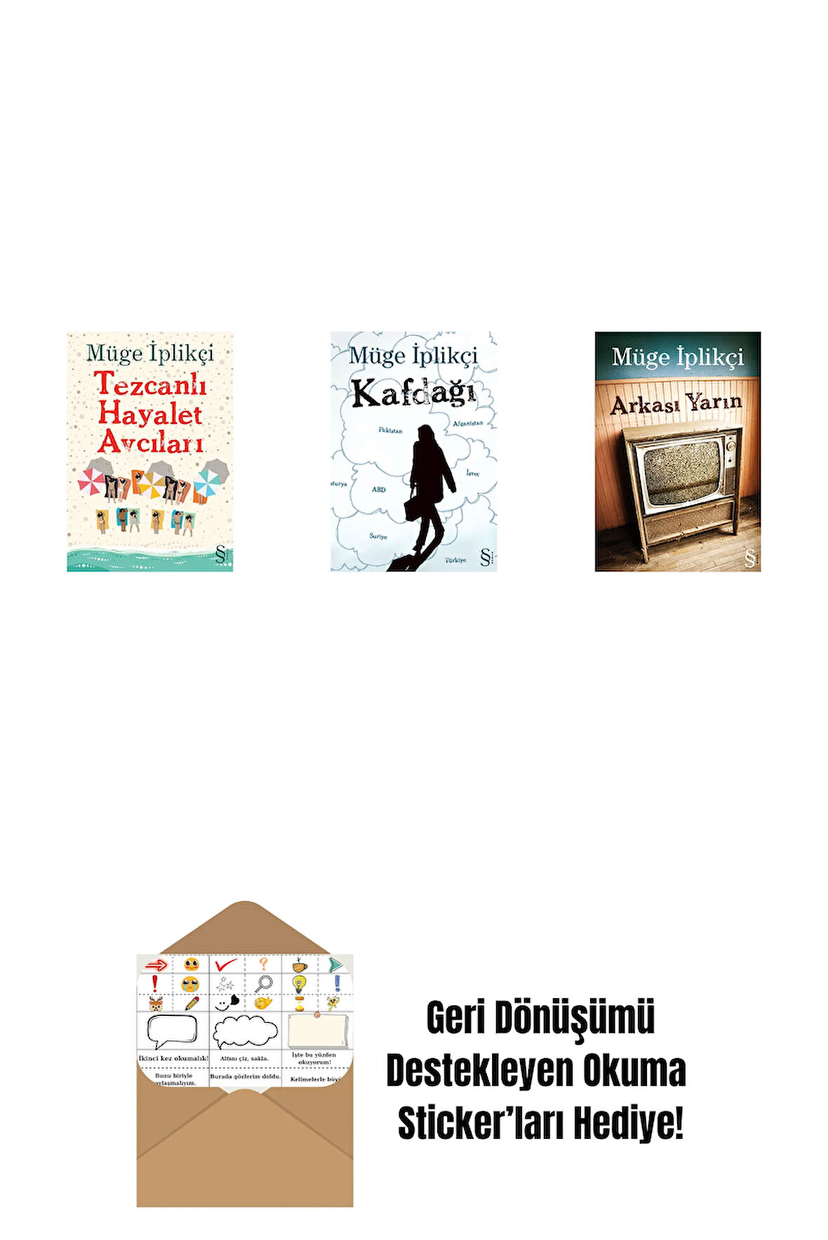 Tezcanlı Hayalet Avcıları + Kafdağı + Arkası Yarın + Okuma Sticker'ları