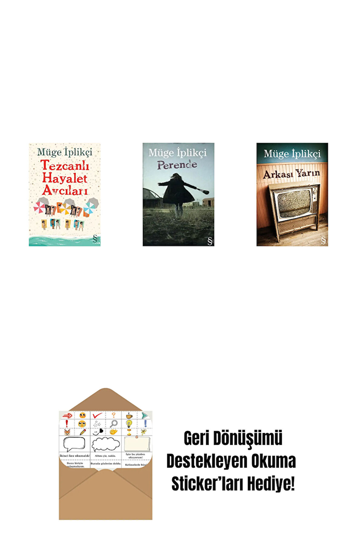Tezcanlı Hayalet Avcıları + Perende + Arkası Yarın + Okuma Sticker'ları