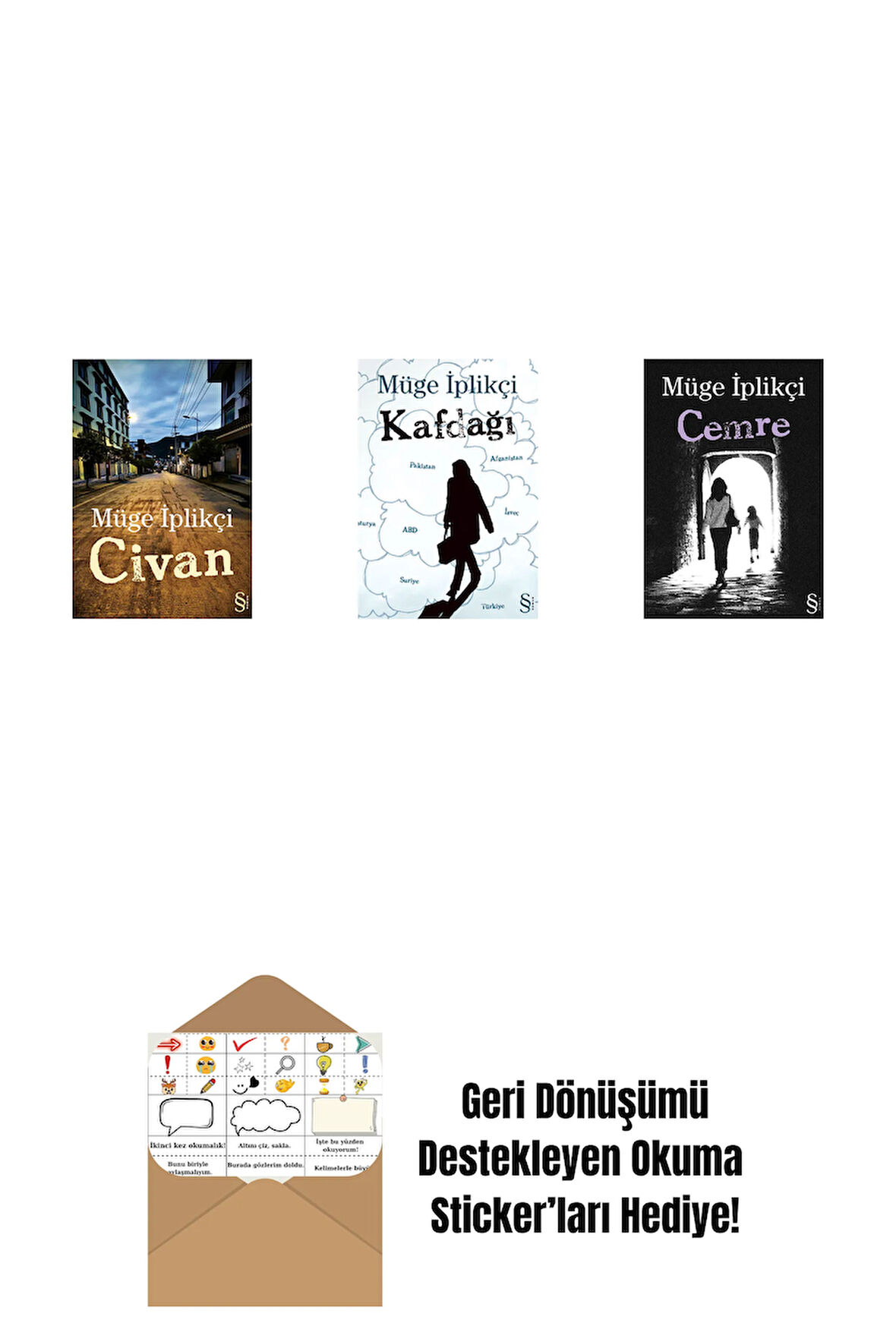 Civan + Kafdağı + Cemre + Okuma Sticker'ları