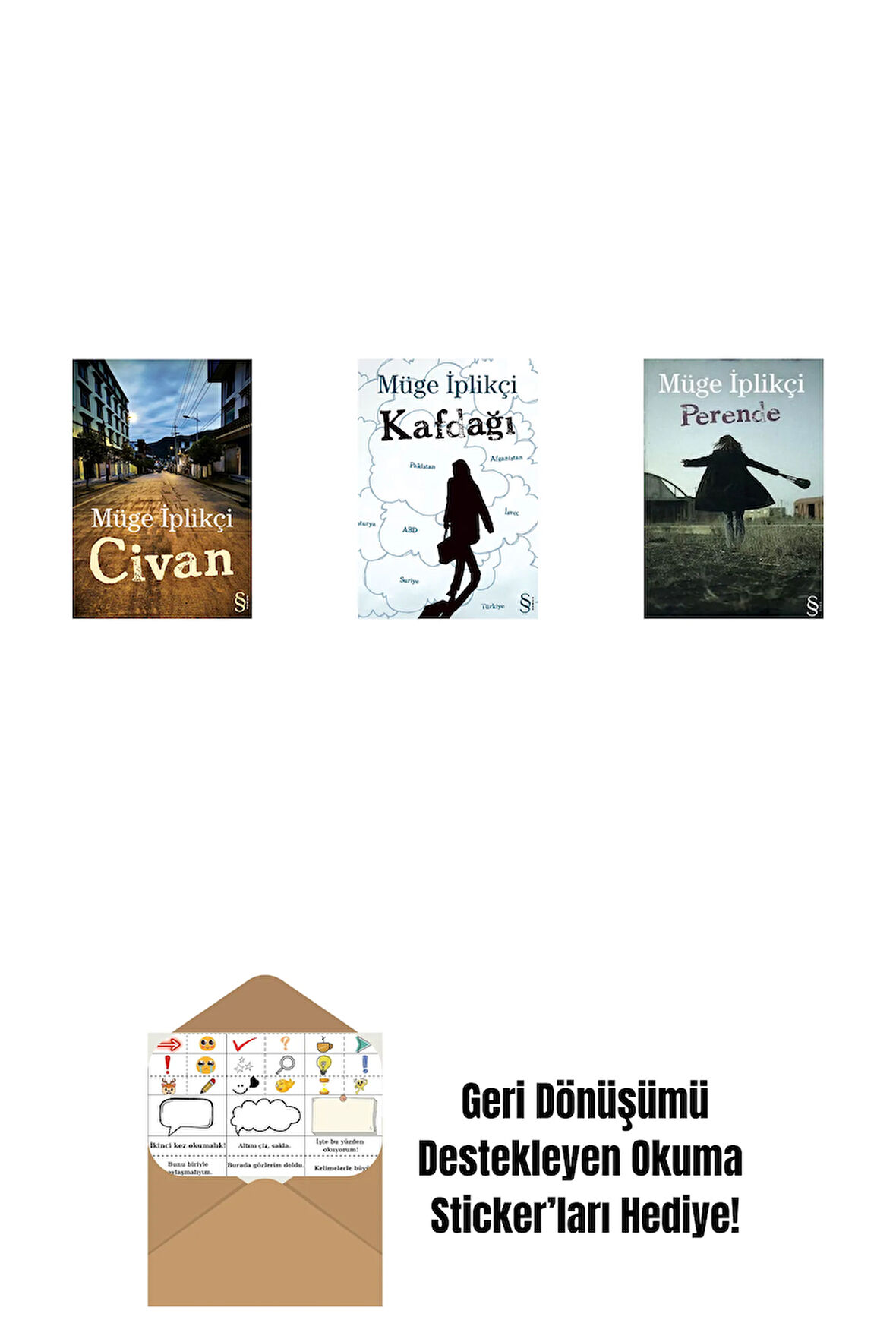 Civan + Kafdağı + Perende + Okuma Sticker'ları