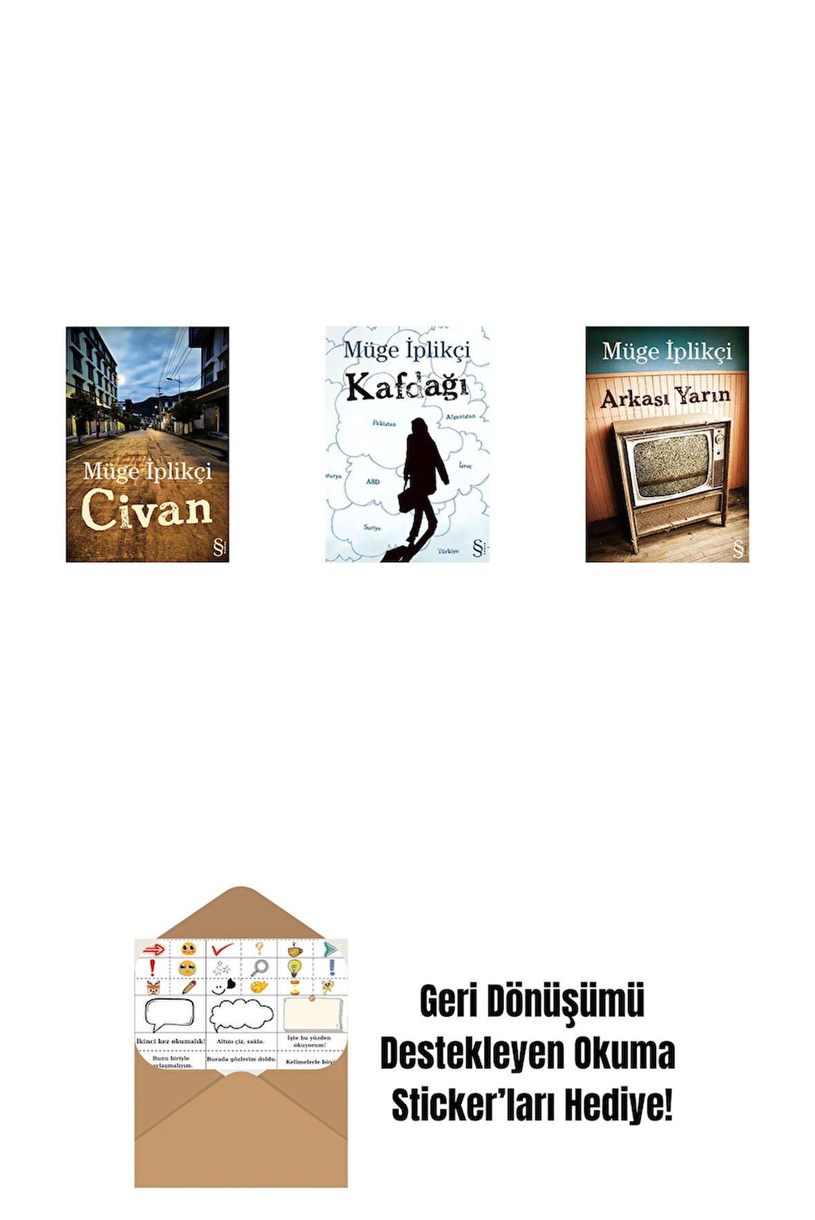 Civan + Kafdağı + Arkası Yarın + Okuma Sticker'ları