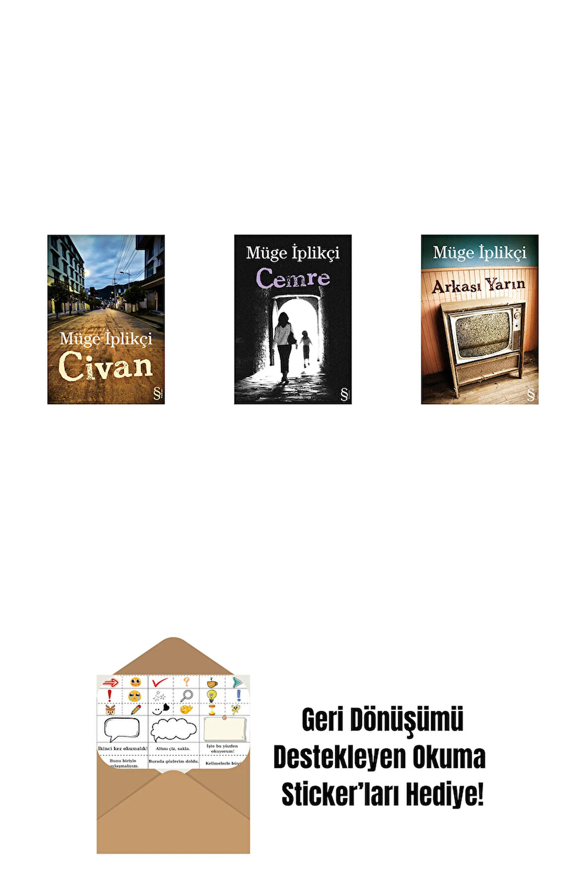 Civan + Cemre + Arkası Yarın + Okuma Sticker'ları