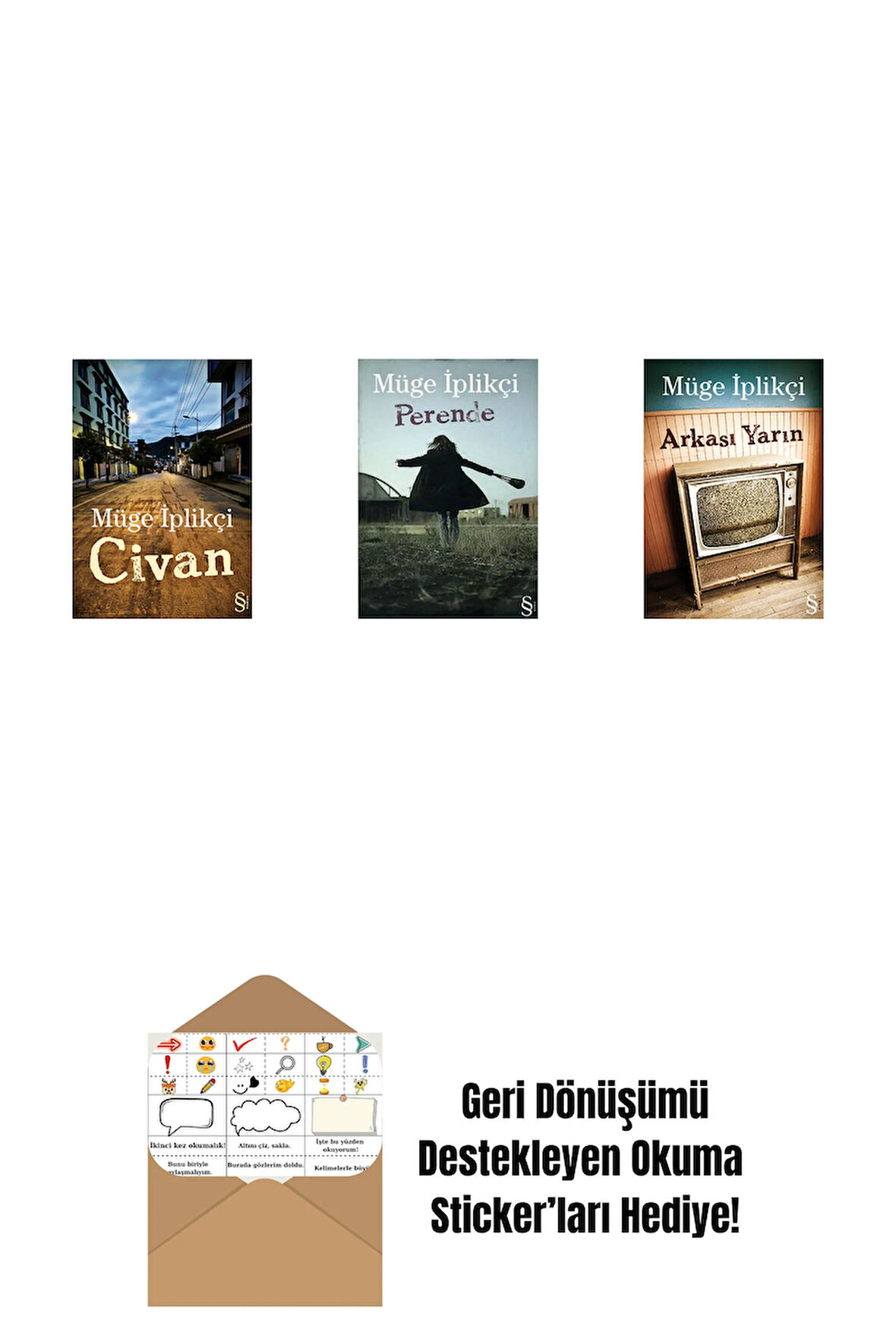 Civan + Perende + Arkası Yarın + Okuma Sticker'ları