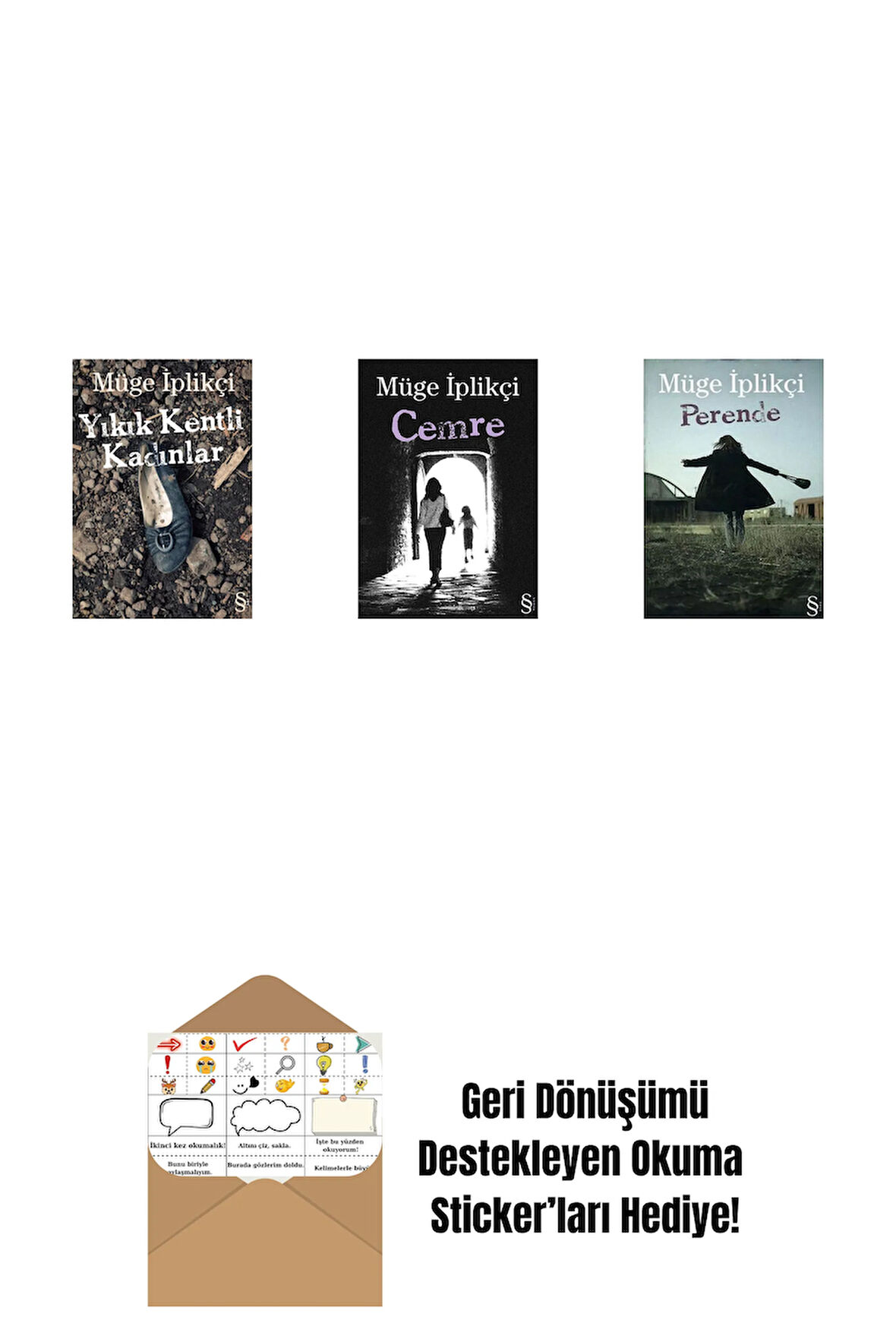 Yıkık Kentli Kadınlar + Cemre + Perende + Okuma Sticker'ları