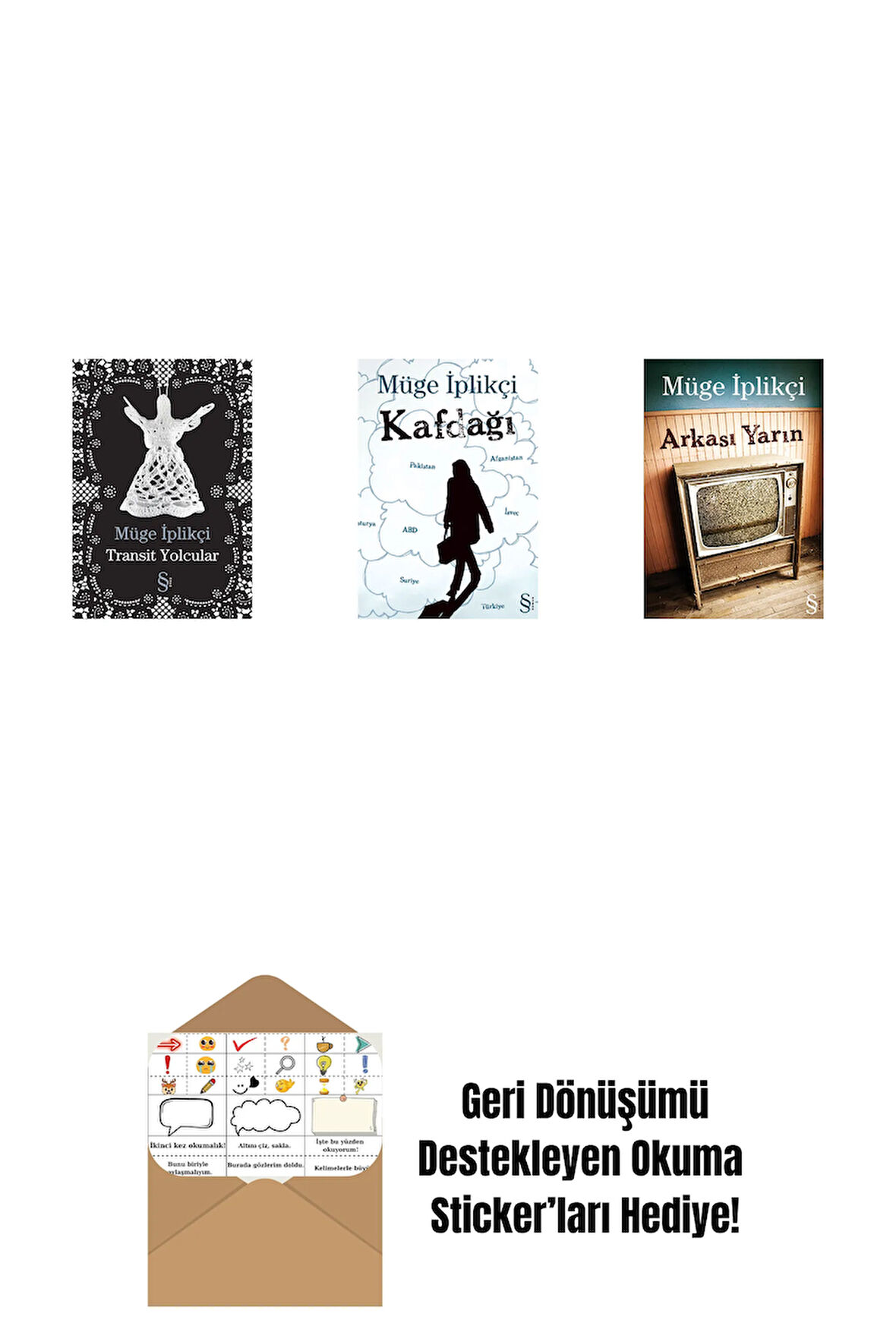 Transit Yolcular + Kafdağı + Arkası Yarın + Okuma Sticker'ları