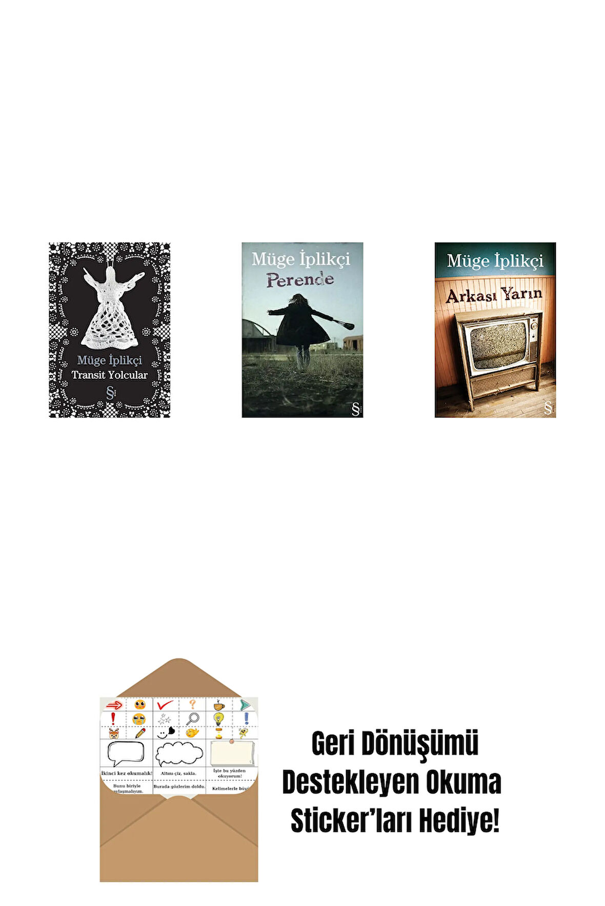 Transit Yolcular + Perende + Arkası Yarın + Okuma Sticker'ları