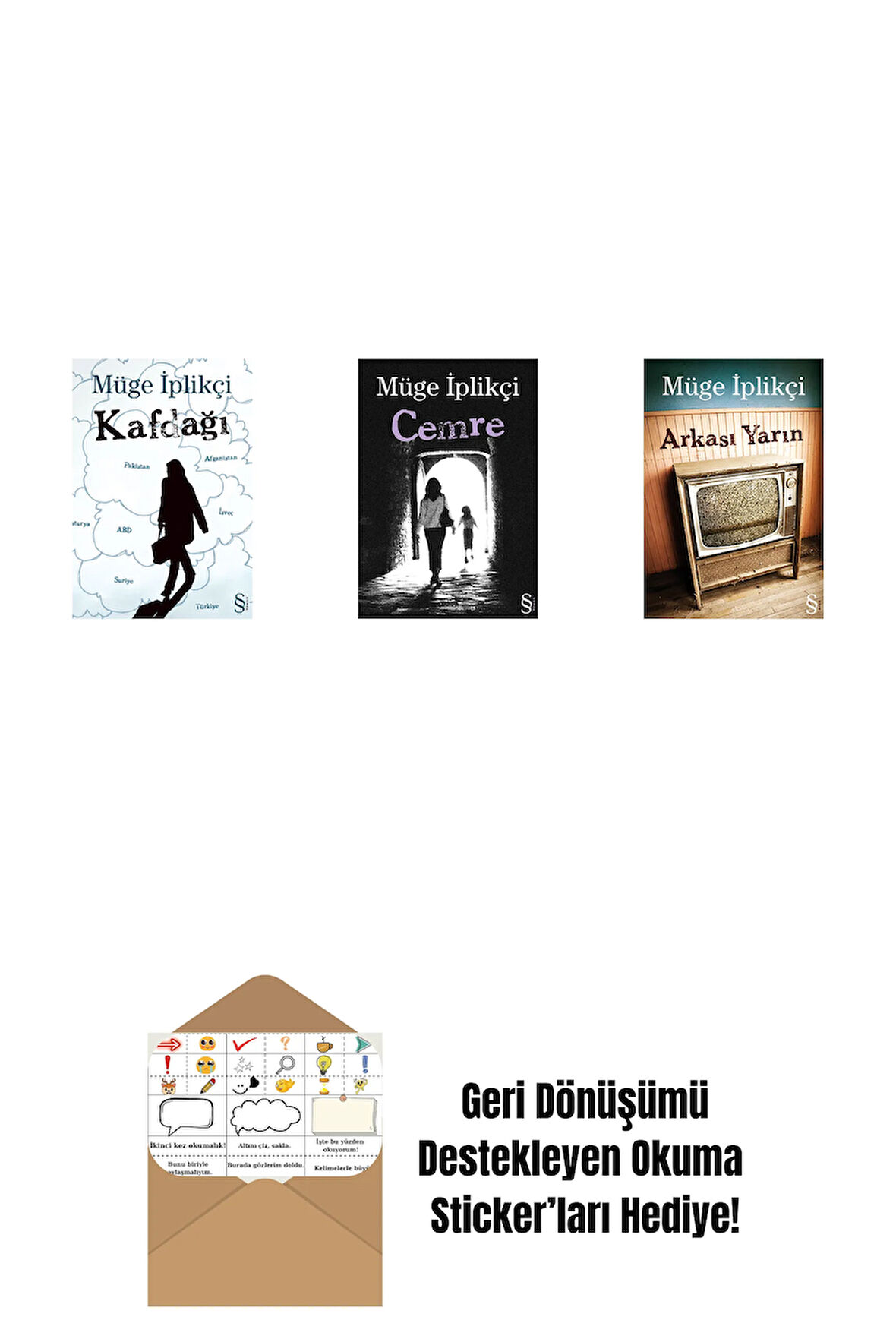 Kafdağı + Cemre + Arkası Yarın + Okuma Sticker'ları