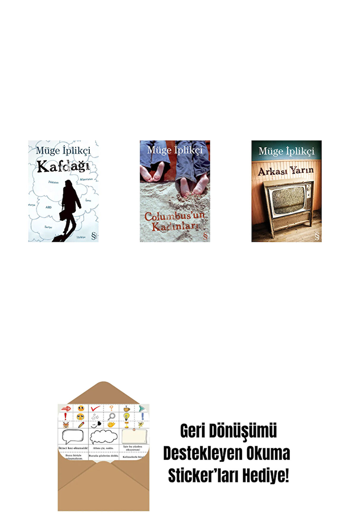 Kafdağı + Columbus'un Kadınları + Arkası Yarın + Okuma Sticker'ları